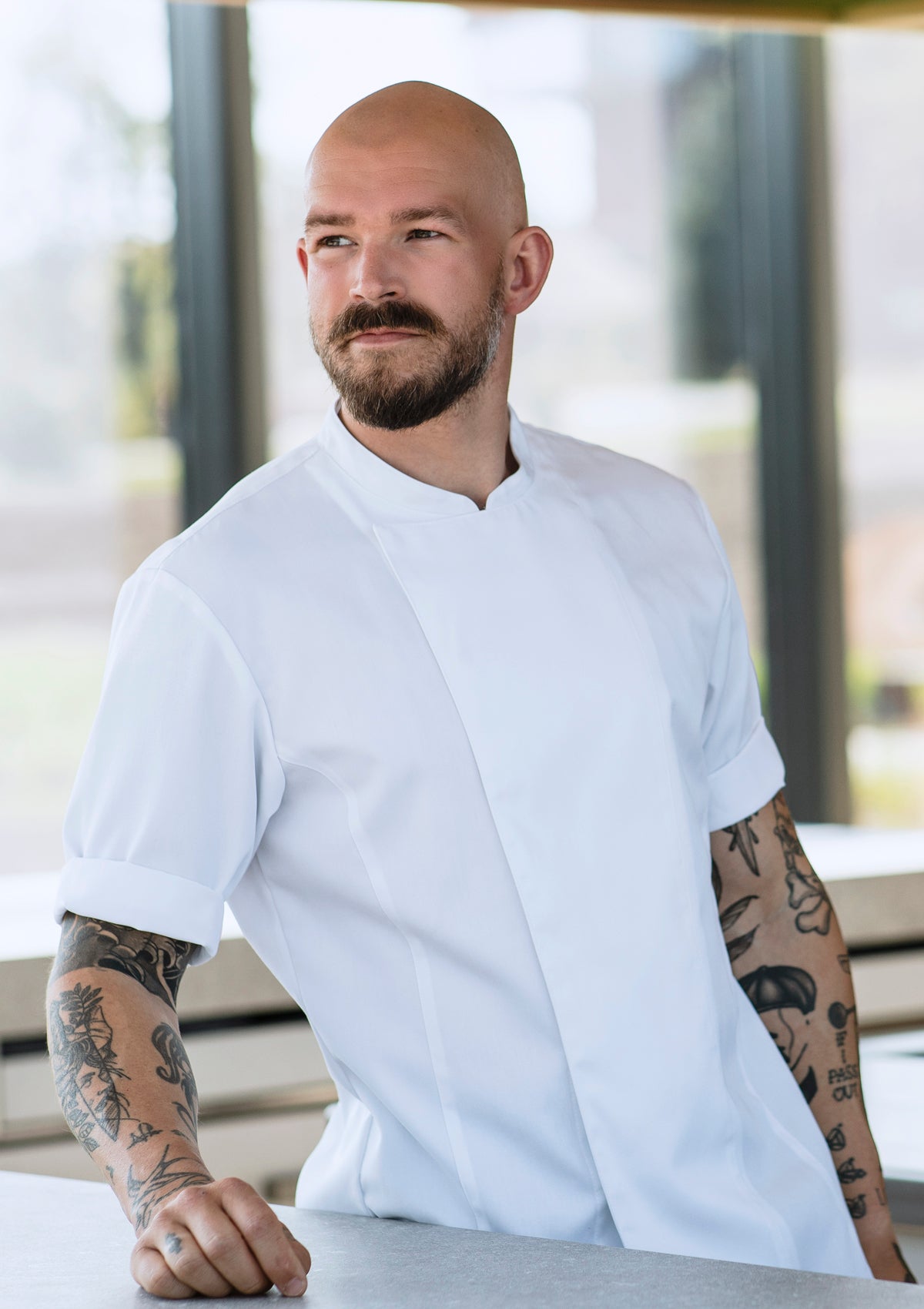 Chef Jacket With Stretch Panels Short-Sleeves Unisex | Segers