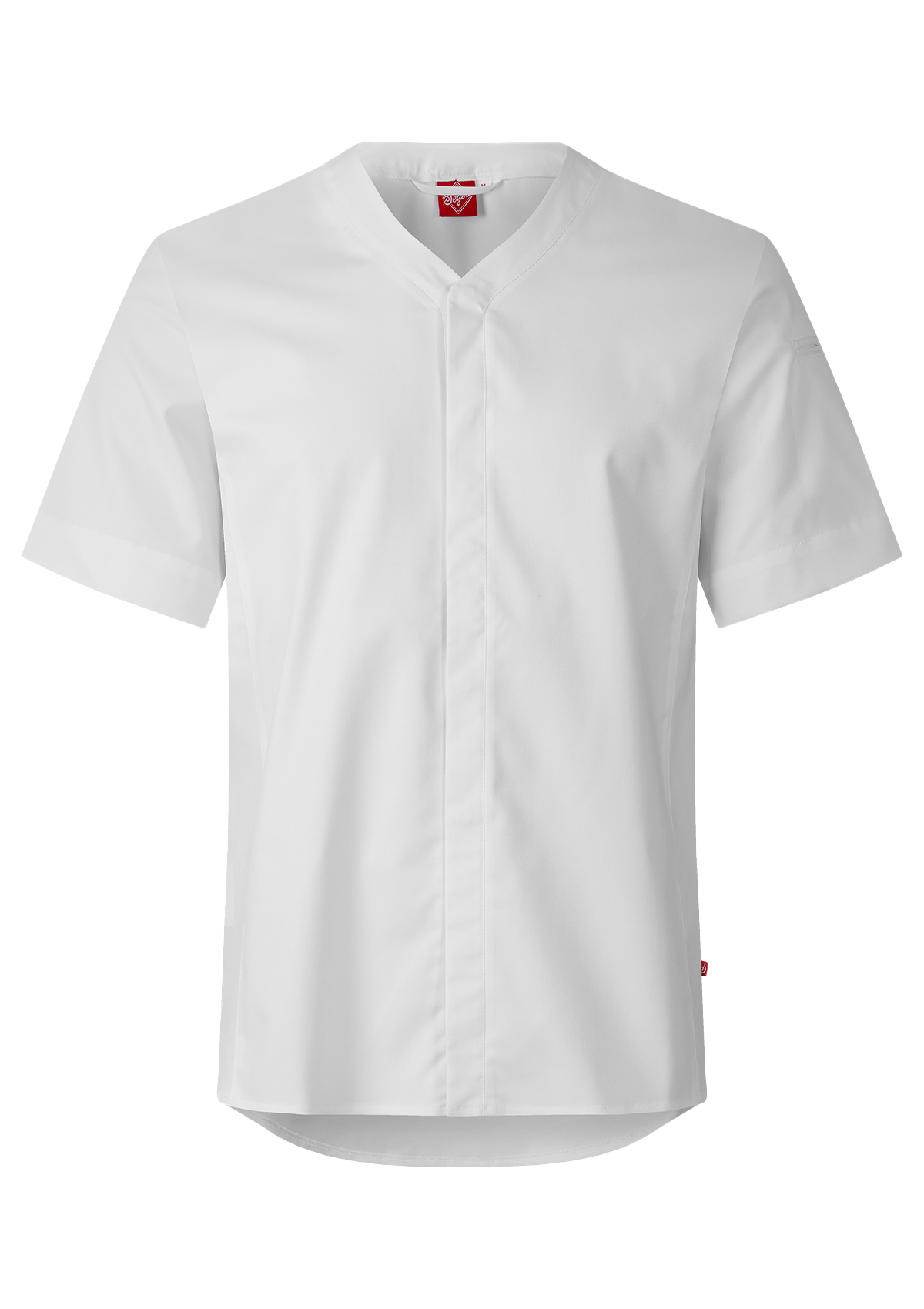 Stretch V-neck Chefâs Jacket in a Smart Unisex Fit | Segers