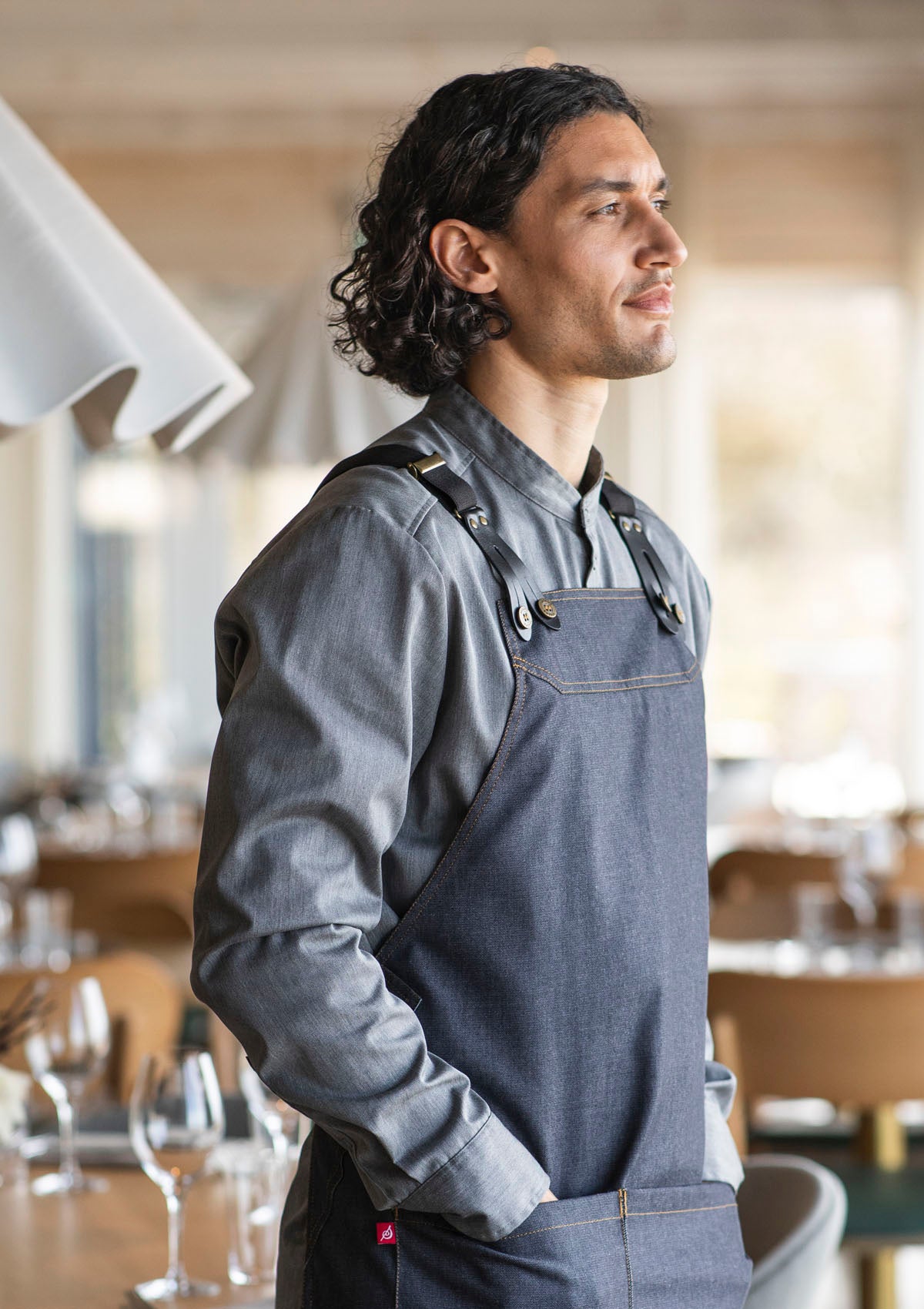 Dressy Hybrid Chef Shirt Smart-Unisex Long Sleeves | Segers