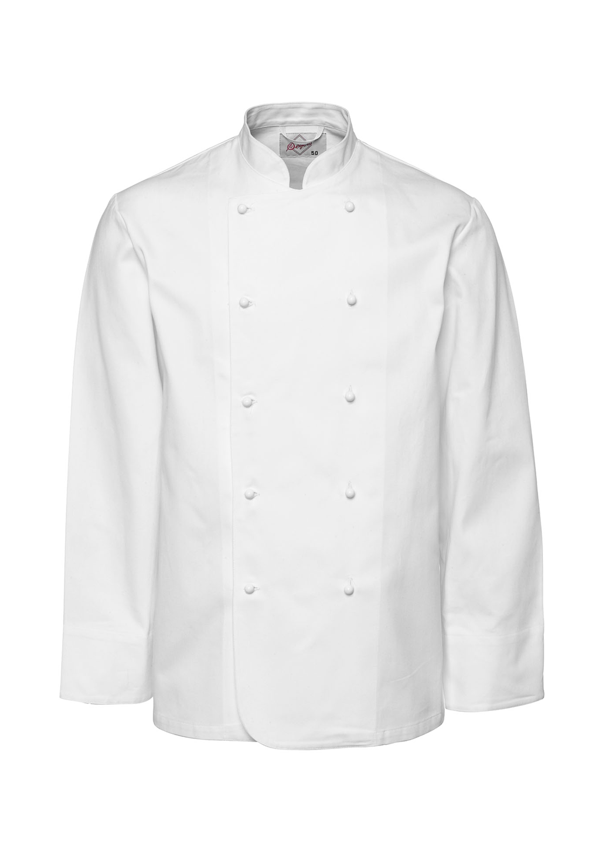 Men's Chef Jacket Double-Breasted Long Sleeves 100% Cotton | Segers