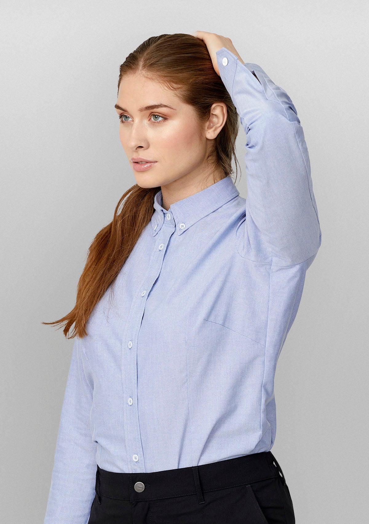 Oxford Women's Service Shirt Button Down Long Sleeves | Kentaur