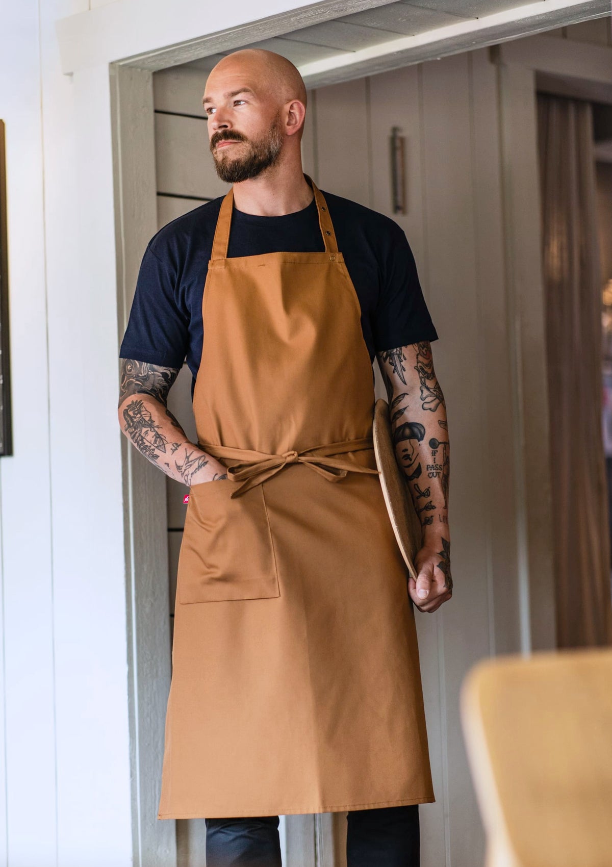 Bib Apron With Right Pocket Unisex | Segers