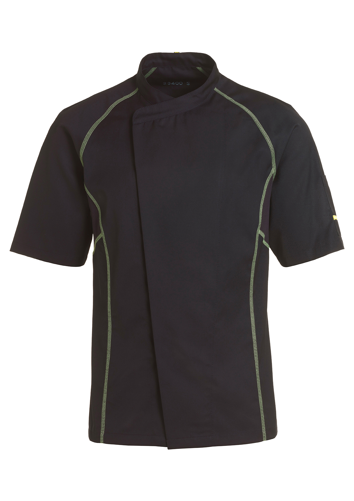 Sporty Chef Jacket with Flatlock Short Sleeves Unisex | Kentaur