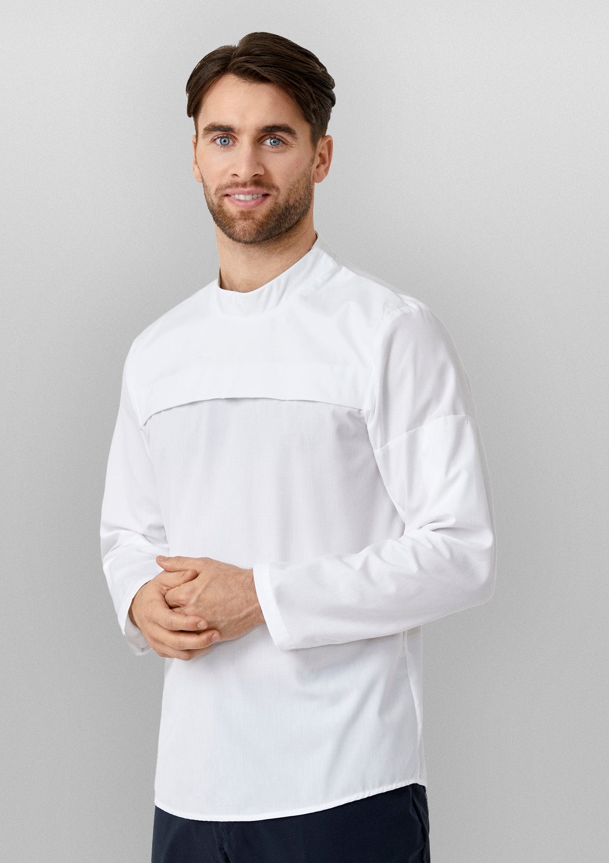 Men's Popover Chef Shirt Long Sleeves | Kentaur