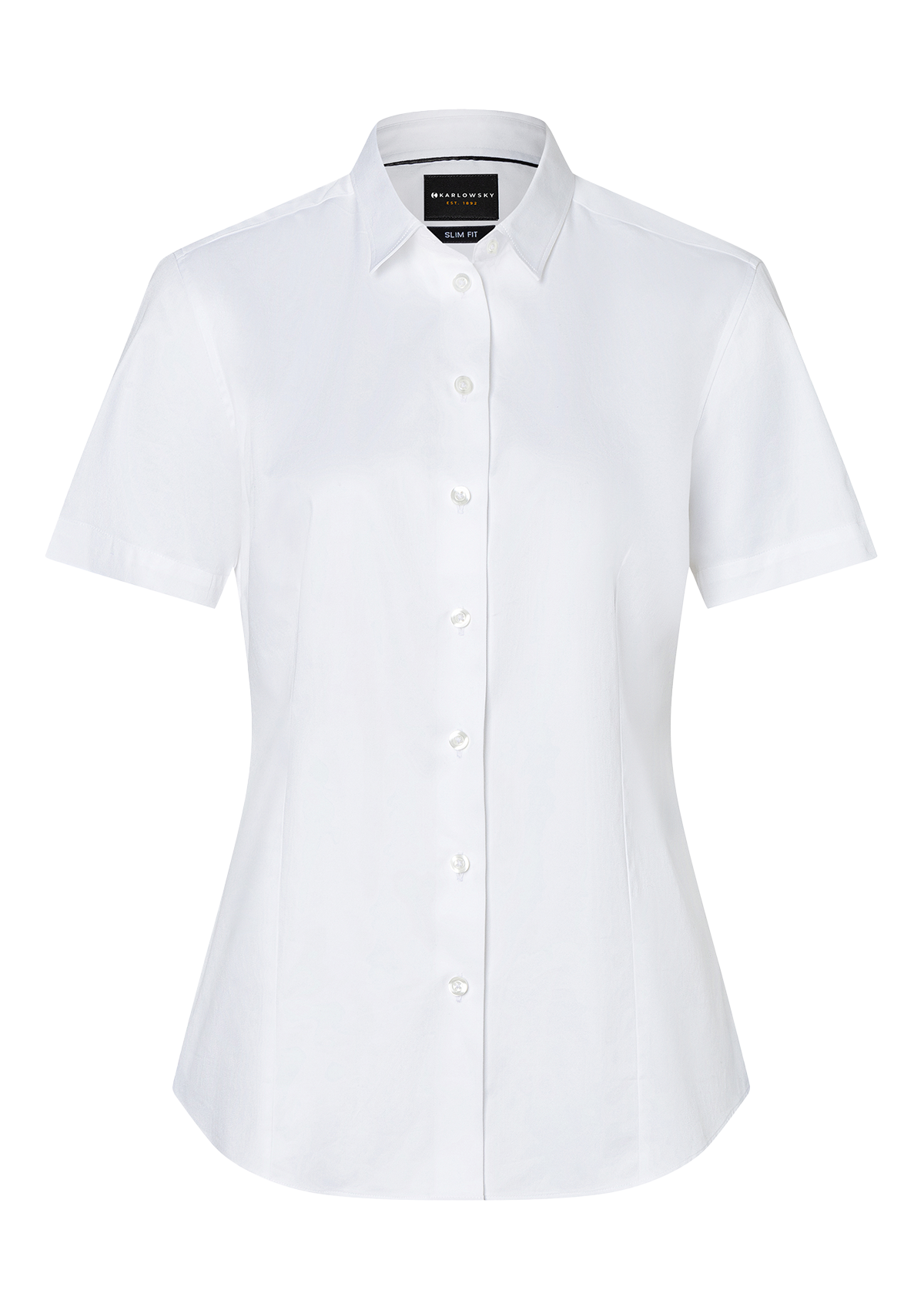 Women's Blouse Active-Stretch Short Sleeves Slim-Fit | Karlowsky