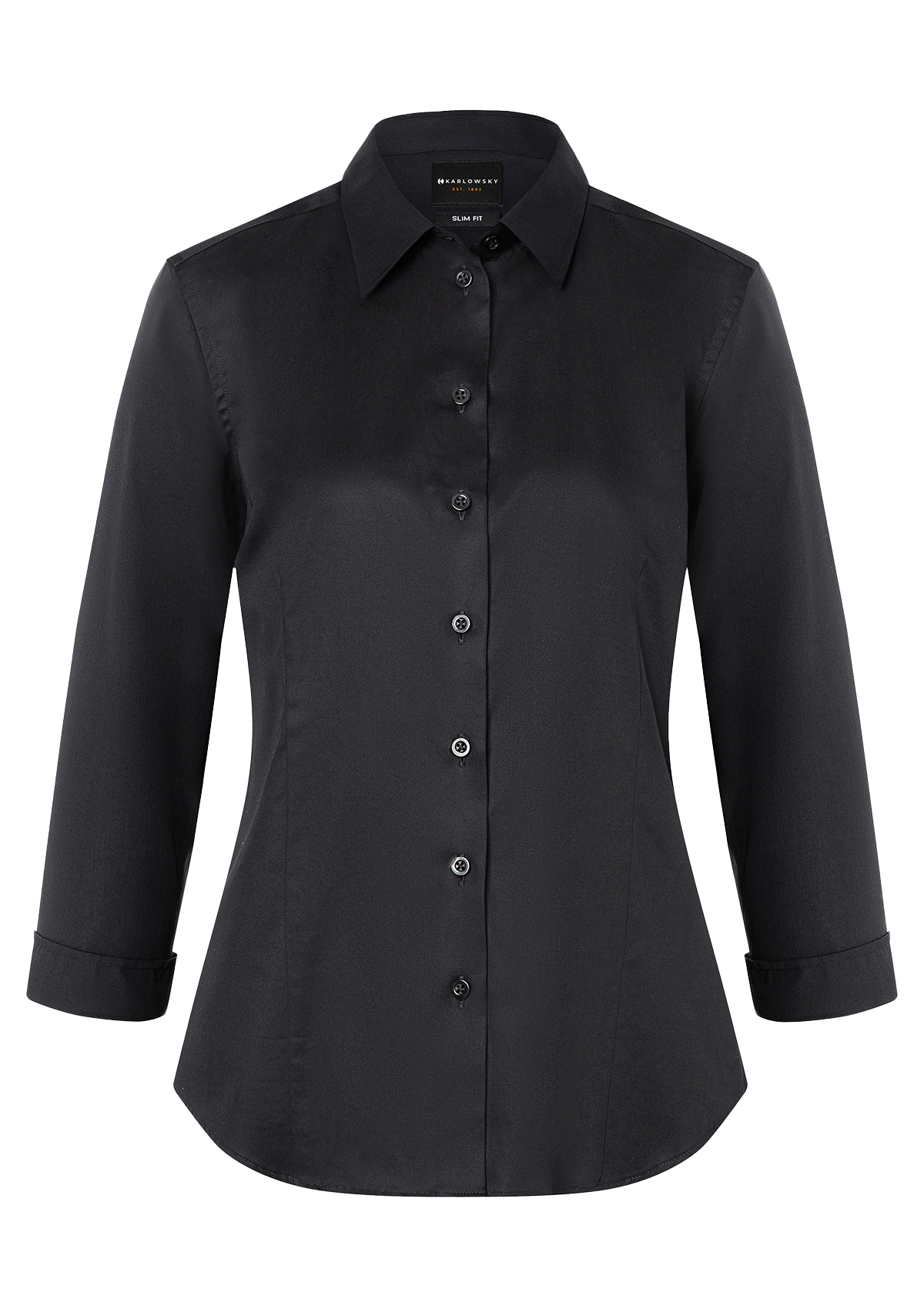 Women's Blouse Active-Stretch 3/4-Sleeves Slim-Fit | Karlowsky