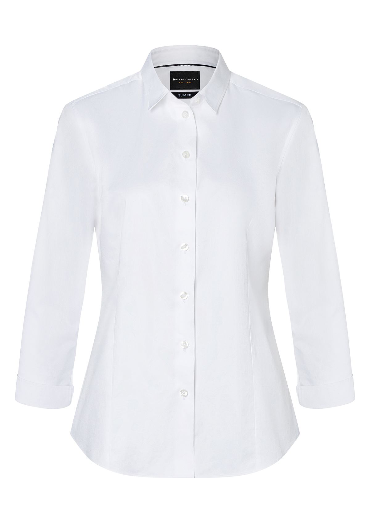 Women's Blouse Active-Stretch 3/4-Sleeves Slim-Fit | Karlowsky