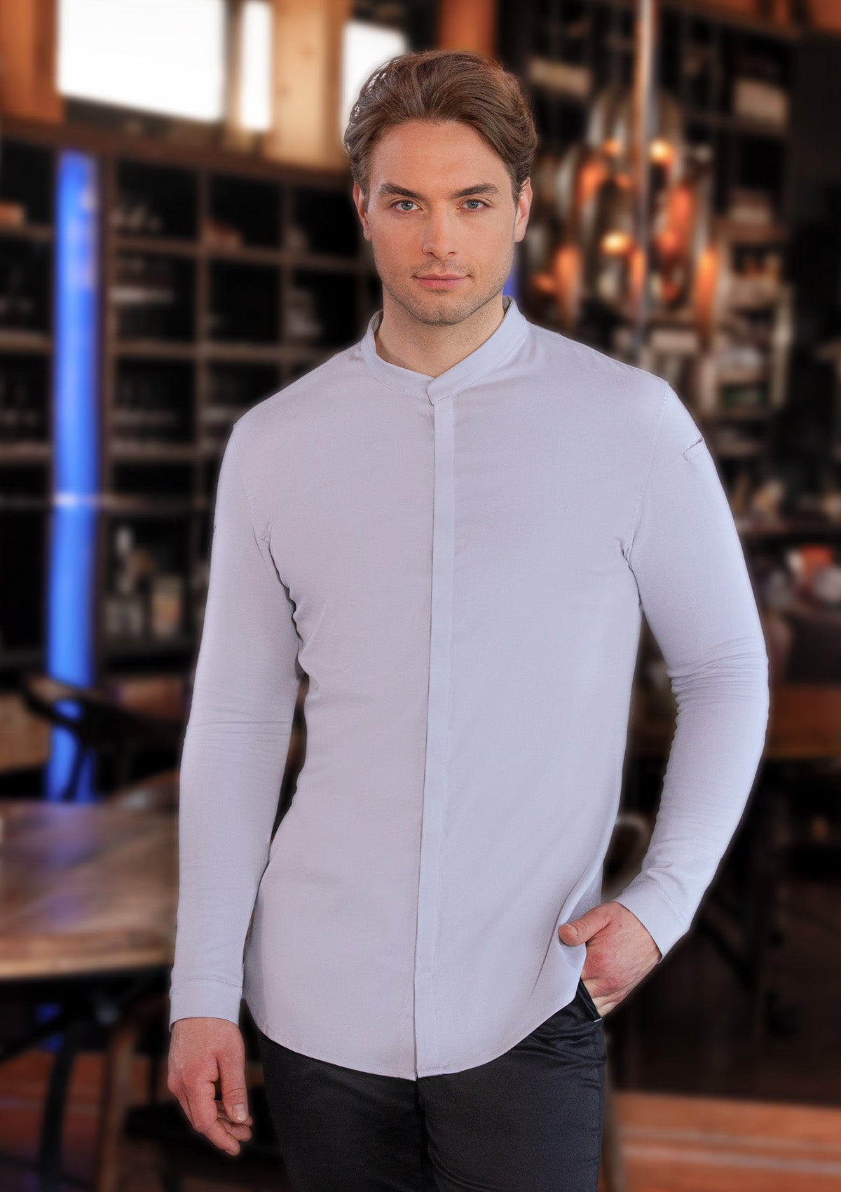Long-sleeved Men's Chef Jacket Avantgarde | Diamond Cut