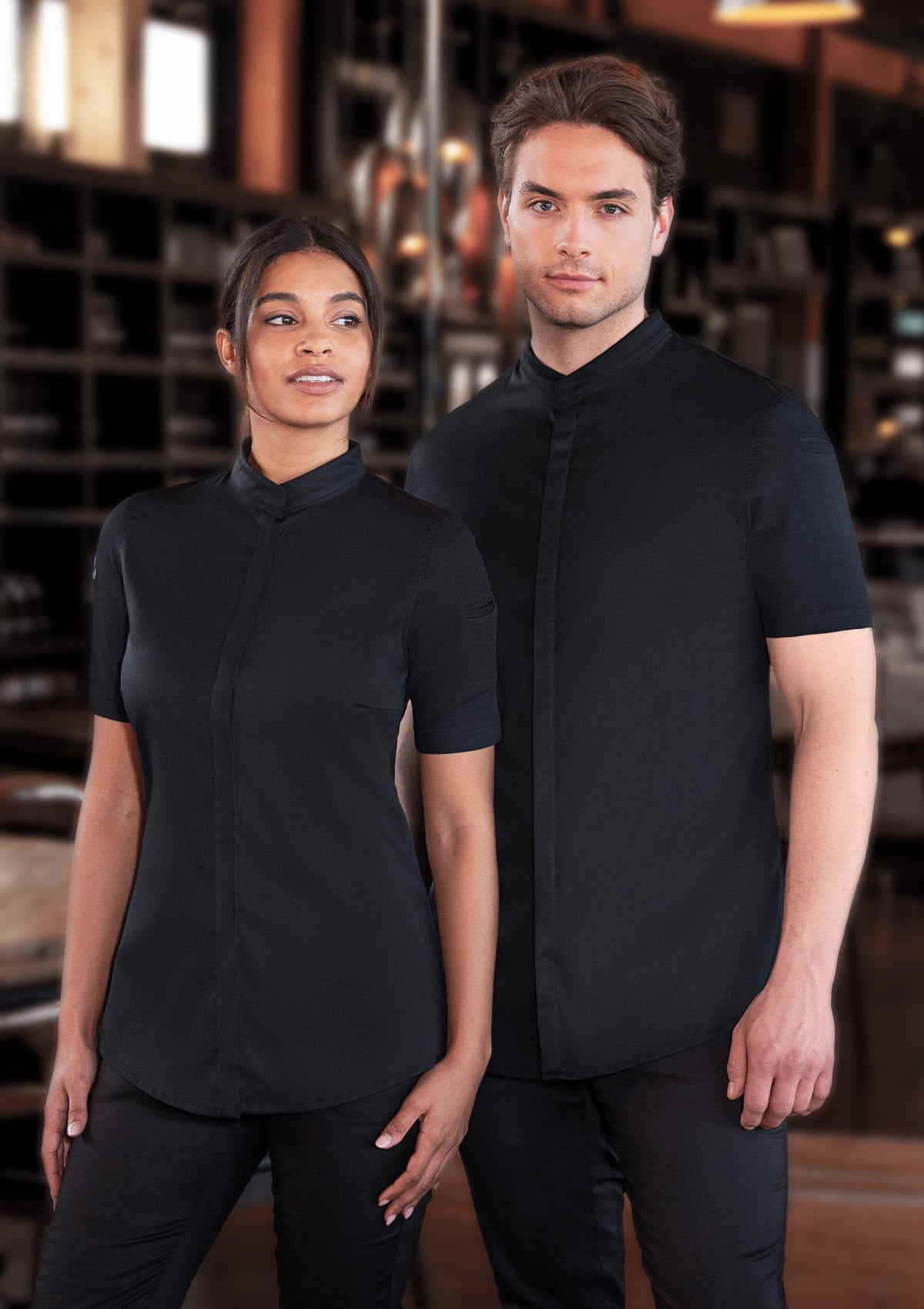 Short-sleeved Men's Chef Jacket Avantgarde | Diamond Cut