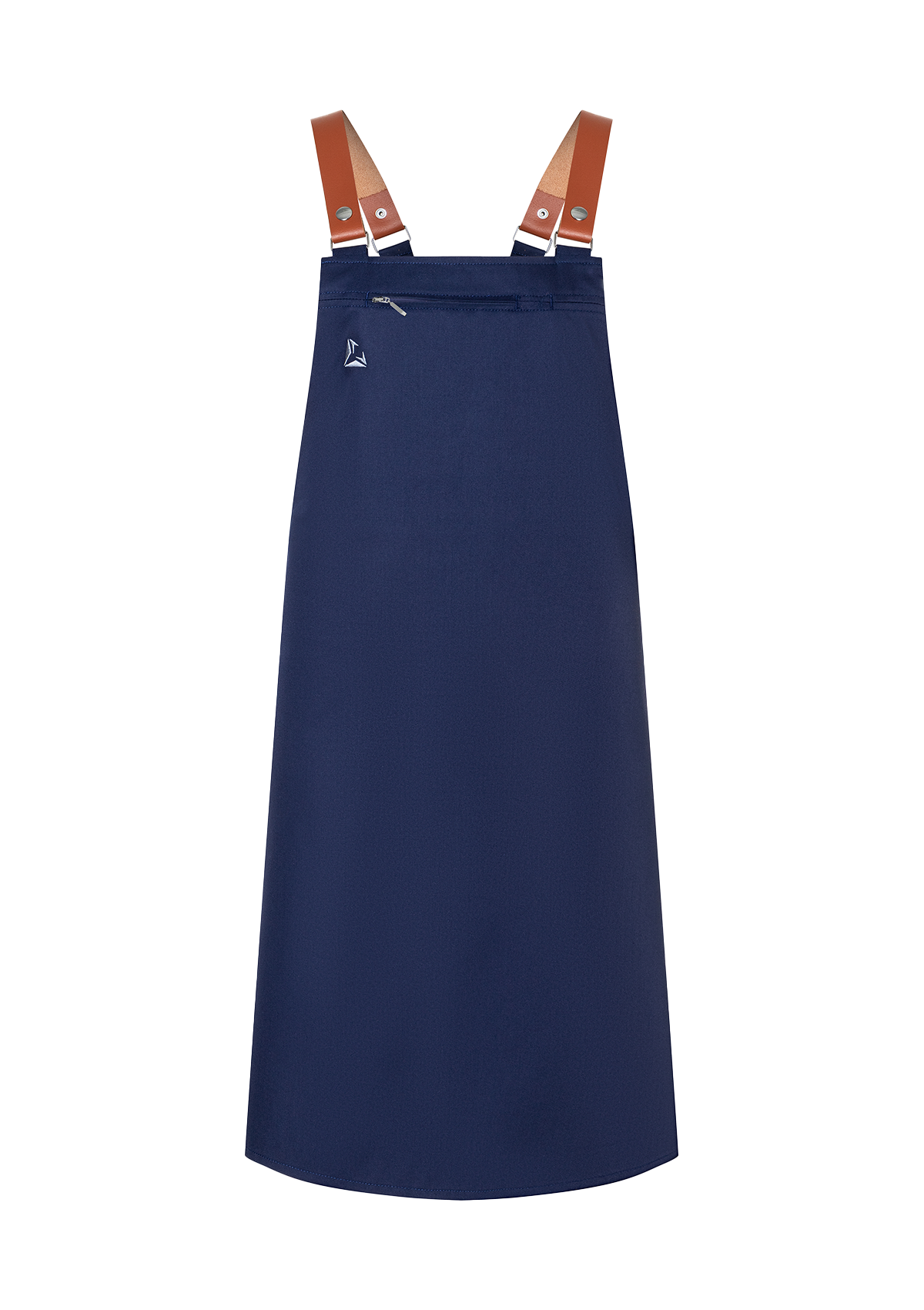 Bib Apron with genuine Leather Straps Unisex | Diamond Cut