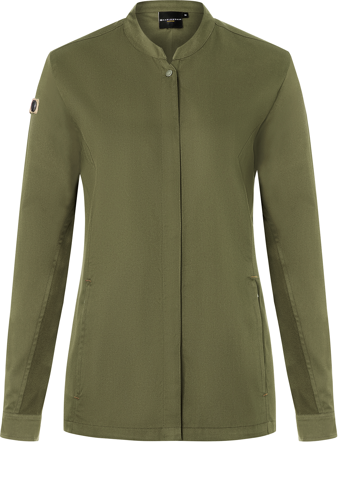 Women's Chef Shirt Long-Sleeves Green-Generation | Karlowsky