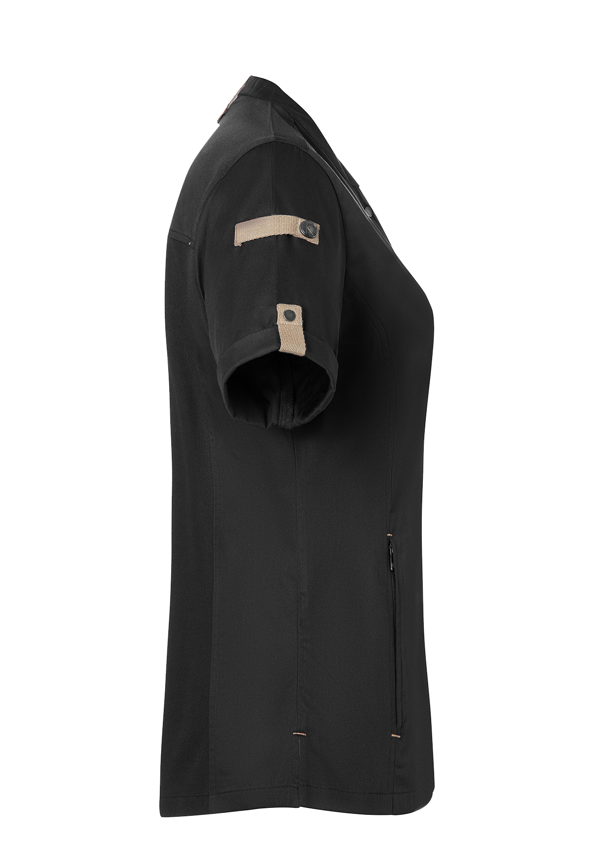 Women's Chef Shirt Short Sleeves Green-Generation | Karlowsky