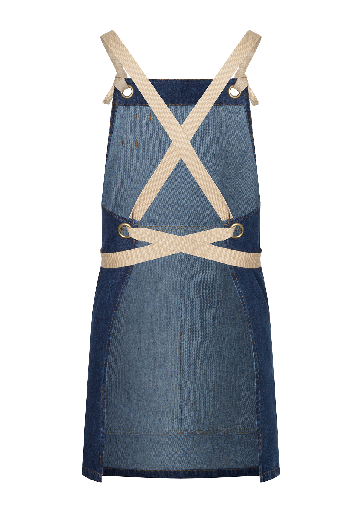 Bib Apron Denim Urban-Style Unisex | Karlowsky
