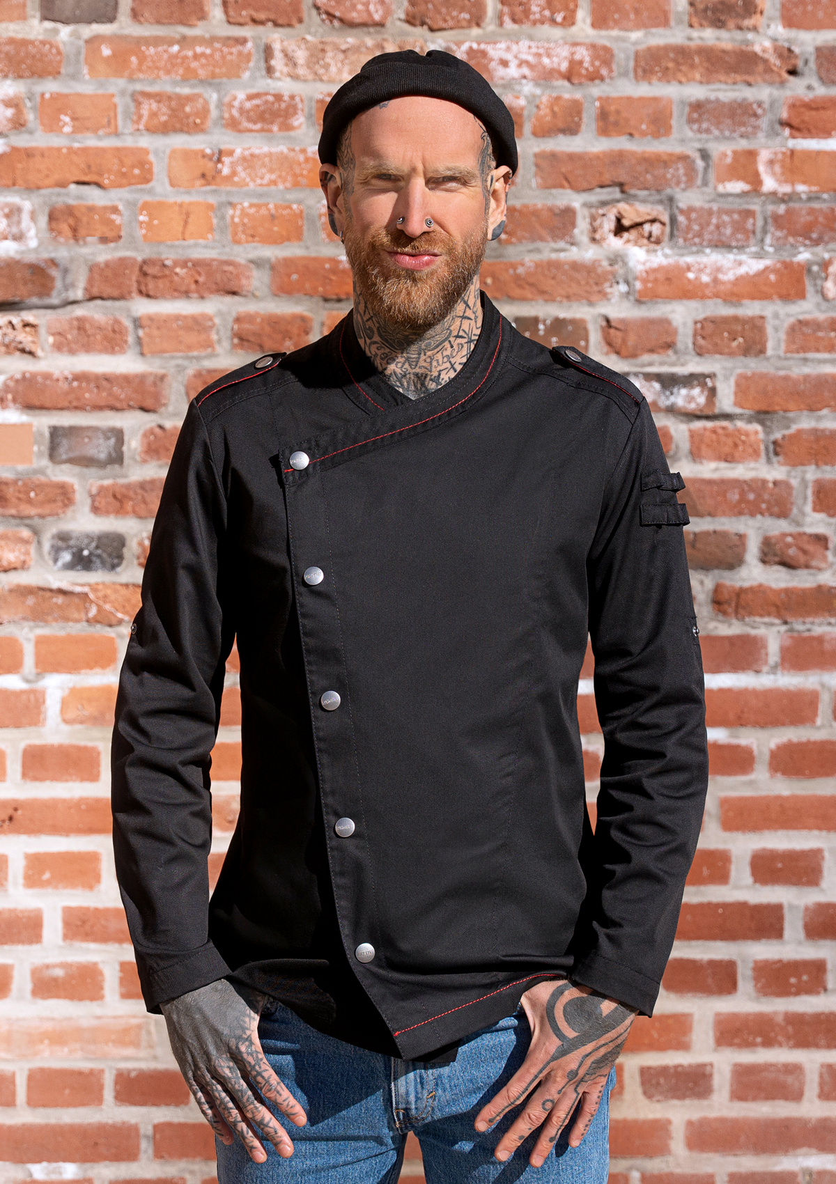 Long-sleeved Men's Chef Jacket ROCK CHEF-Stage2 | Rock Chef