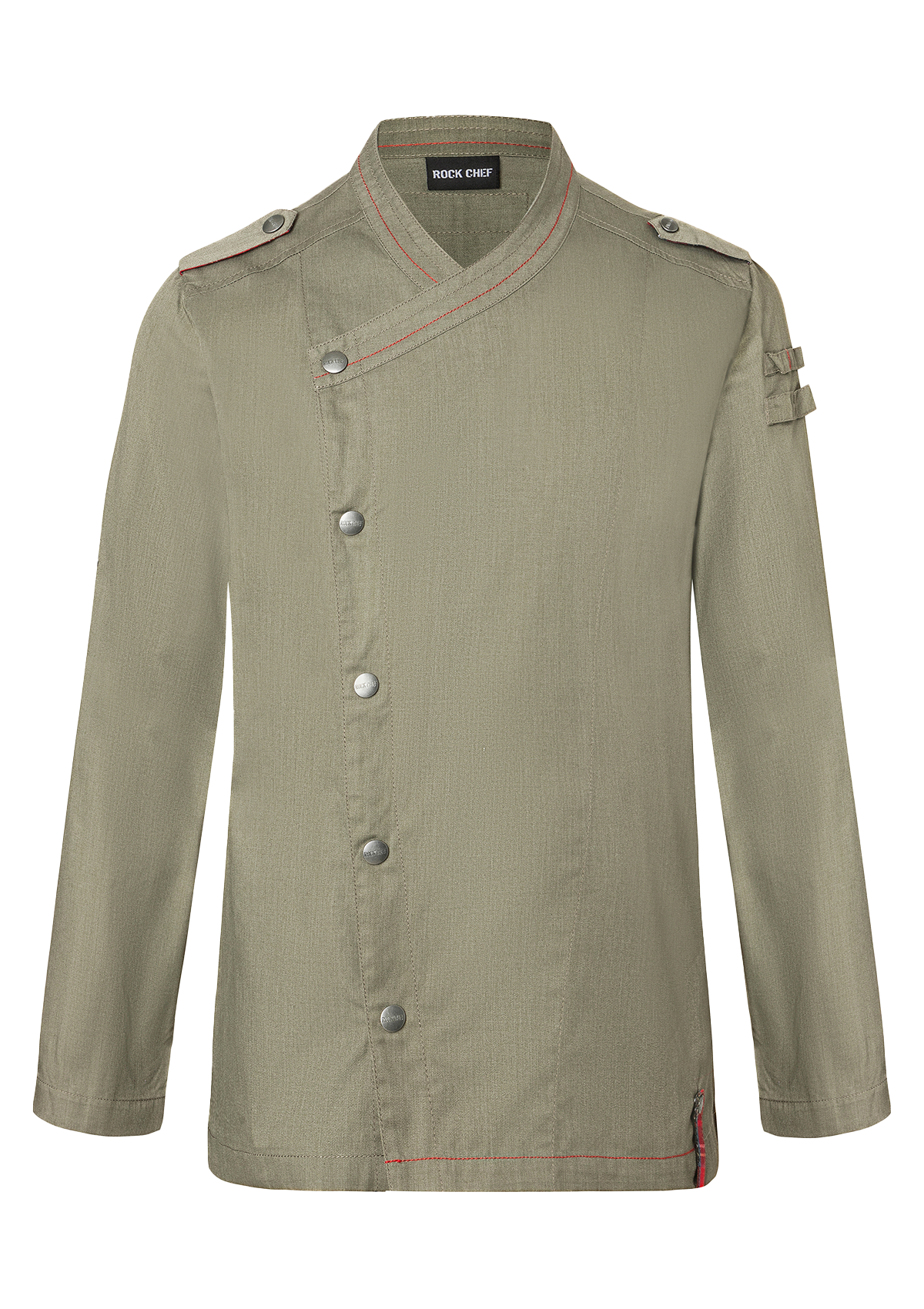 Long-sleeved Mens Chef Jacket Denim-Style ROCK CHEF-Stage2 | Rock Chef