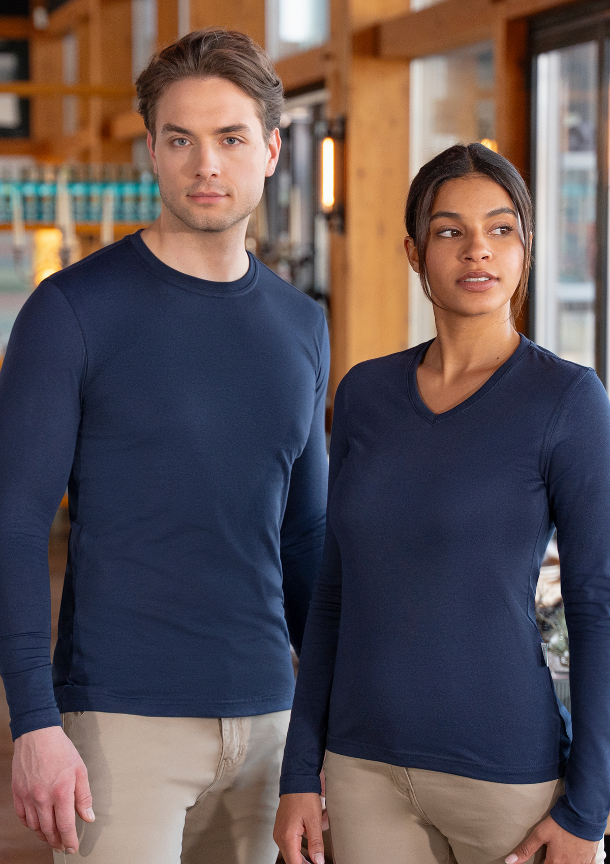 Long-sleeved Men's Workwear Shirt Casual-Flair | Karlowsky