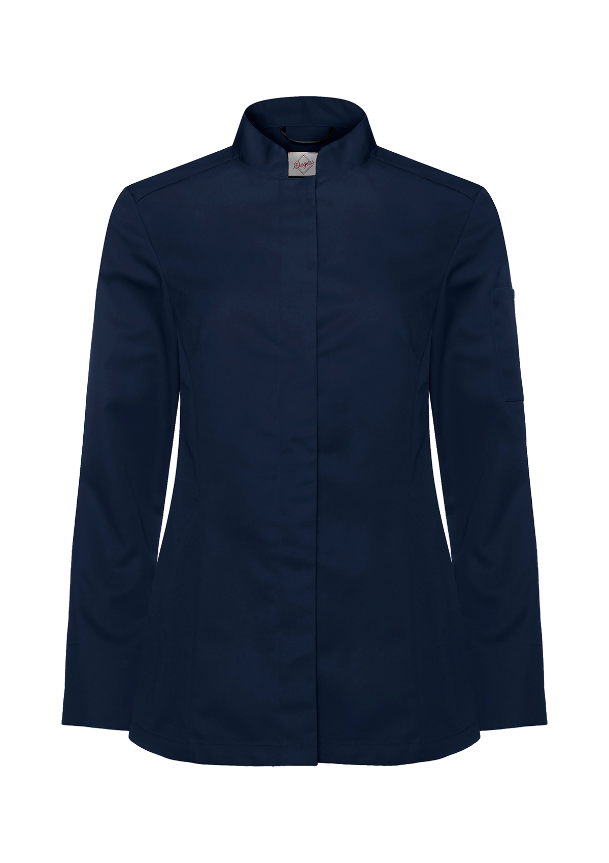 Women's Chef Shirt Slim-Fit & Long Sleeves With Pen Pocket | Segers
