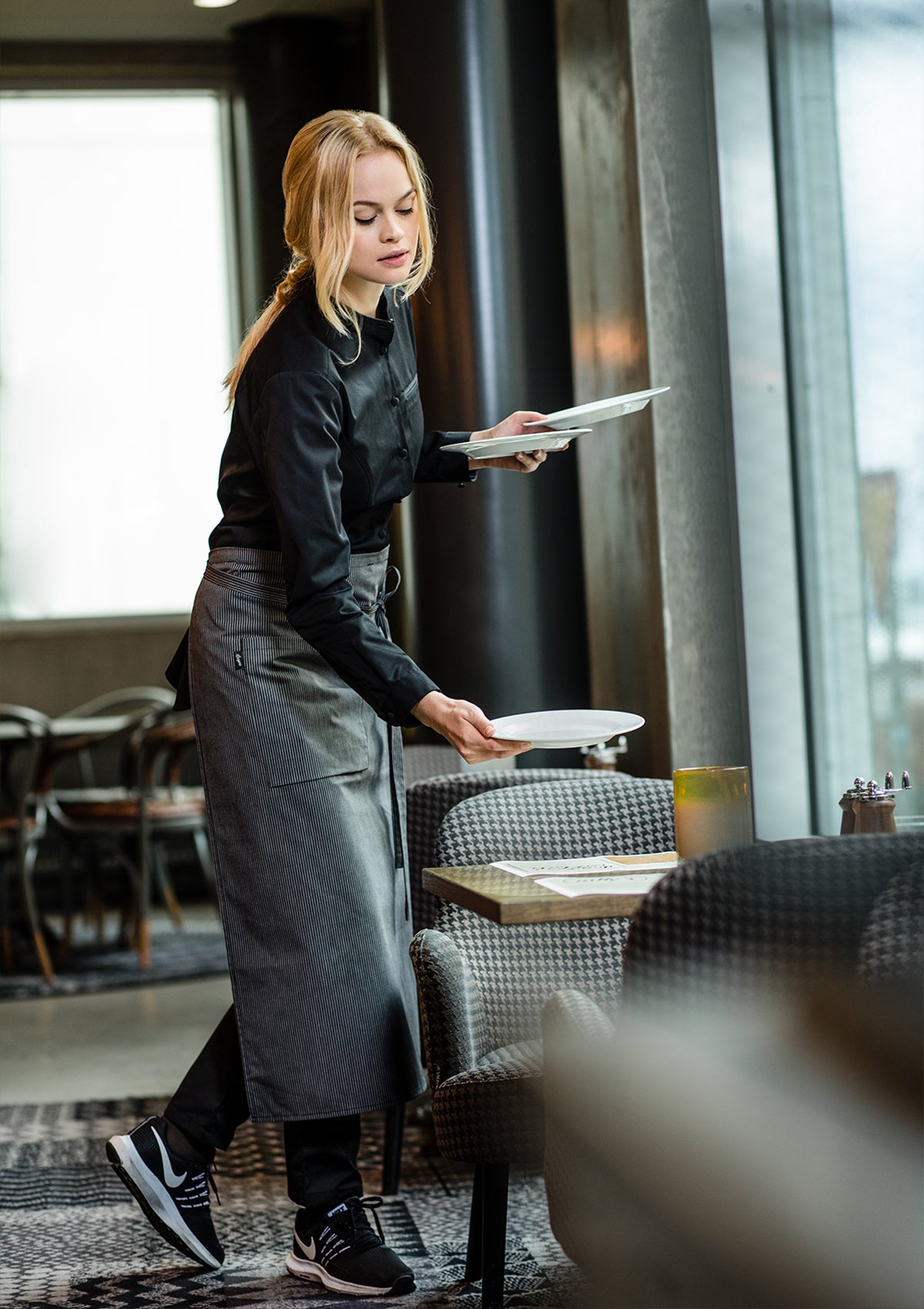 Long Waist Apron with Right Pocket Unisex | Segers