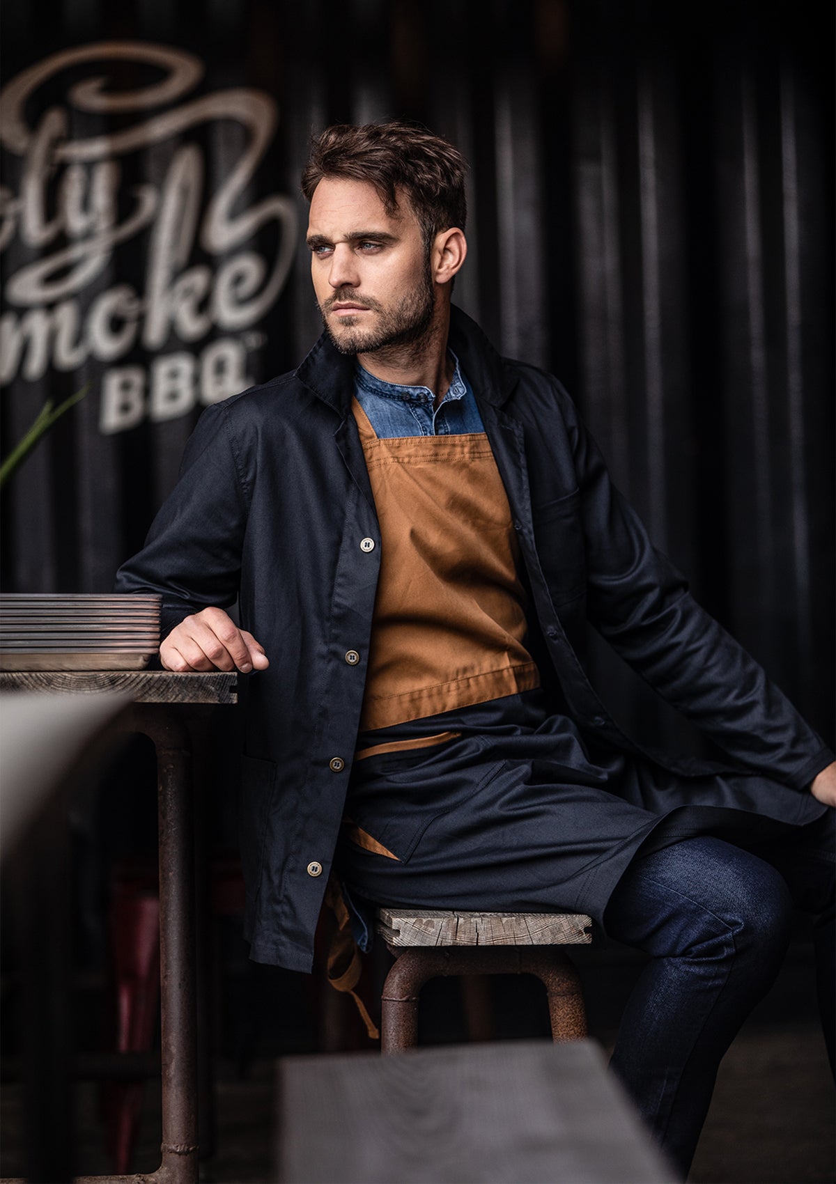 Bib Apron Two-Color Unisex | Segers