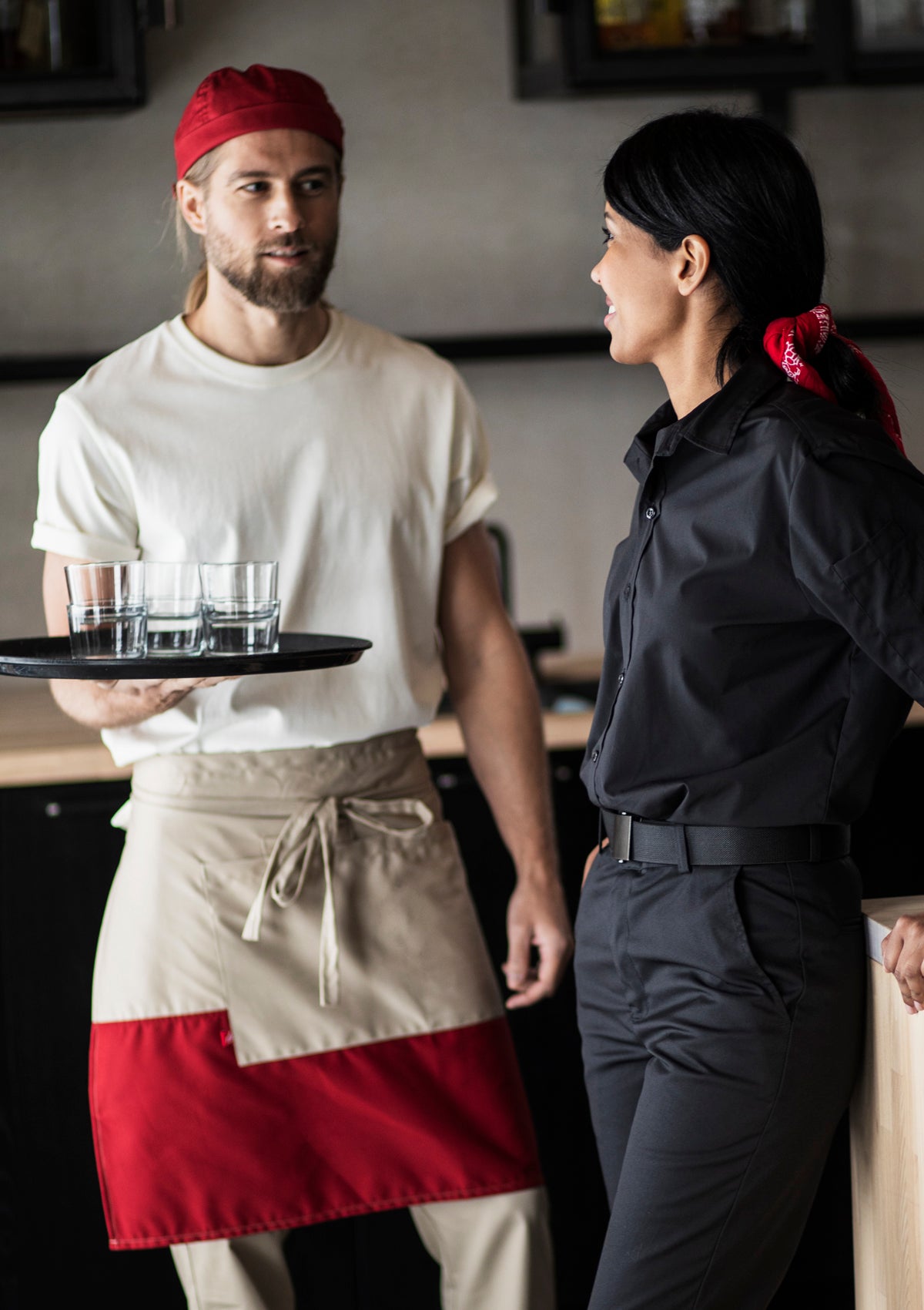 Waist Apron Block-Printed Unisex | Segers