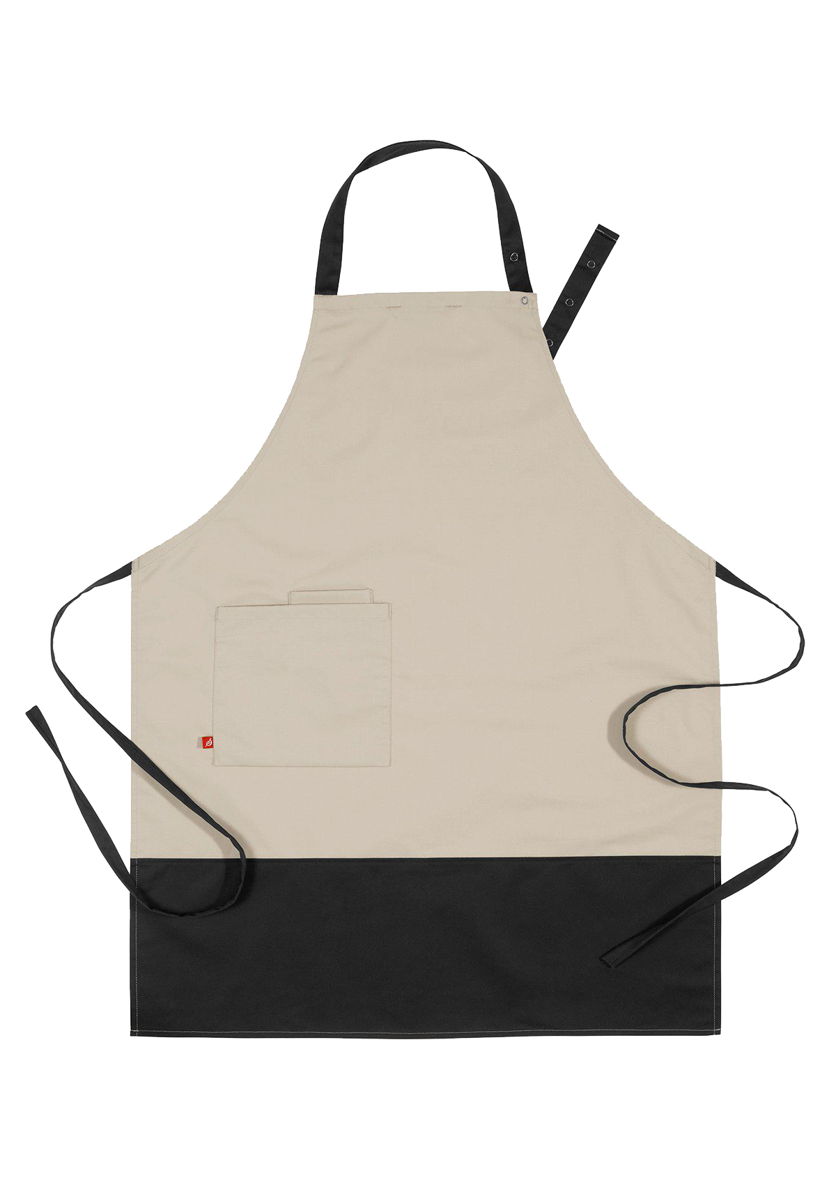 Bib Apron Block-Printed Unisex | Segers