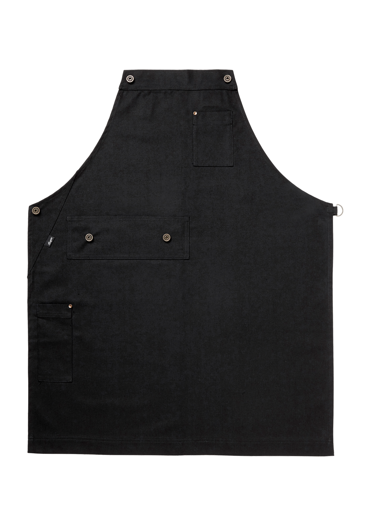 Bib Apron with Leather Details Unisex | Segers