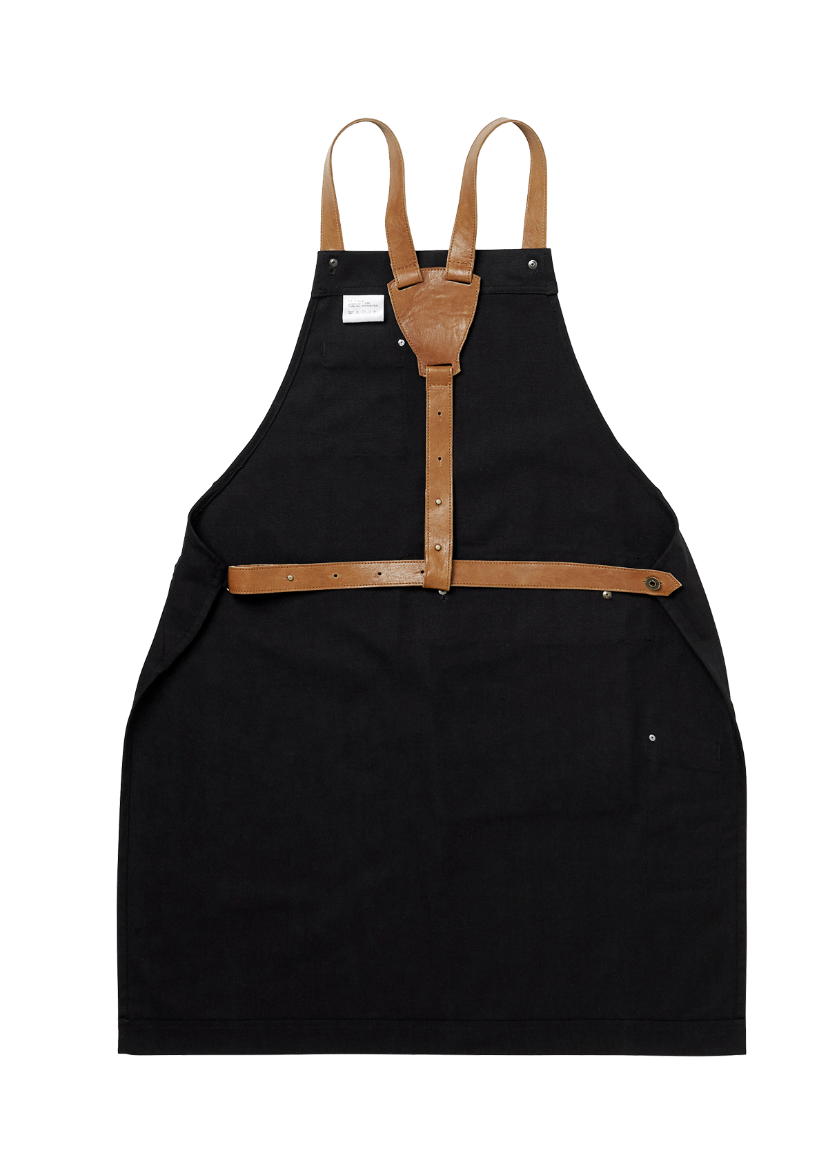 Bib Apron with Leather Details Unisex | Segers