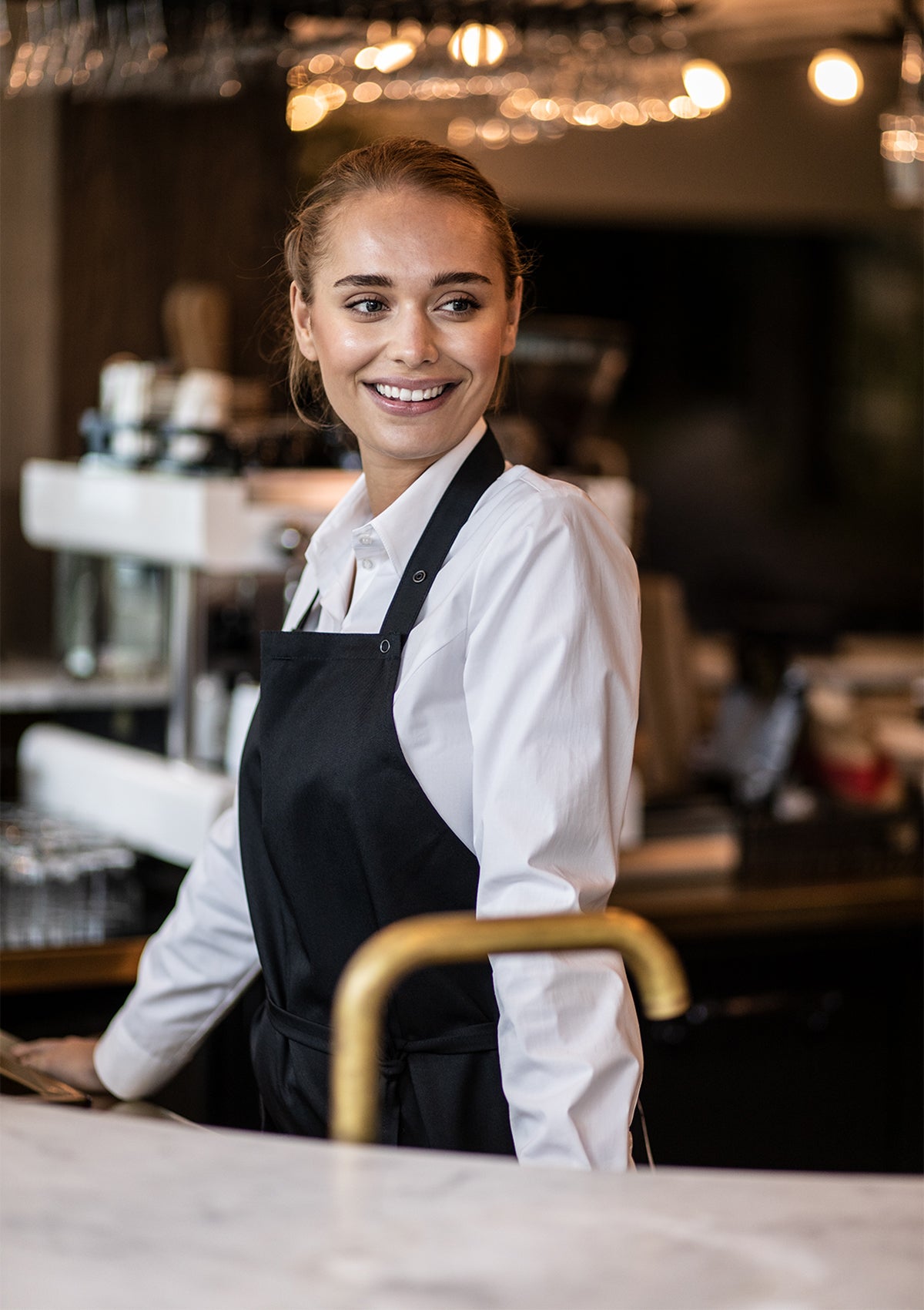 Bib Apron With Right Pocket Unisex | Segers