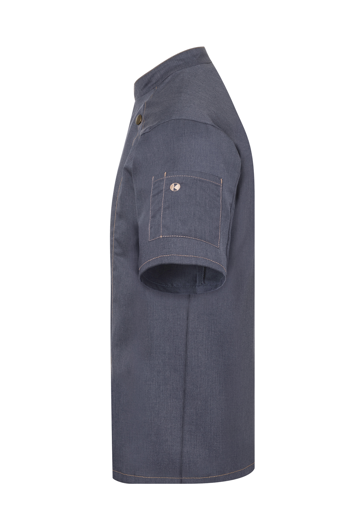 Men's Trendy Chef Jacket Jeans-Style Short Sleeves | Karlowsky