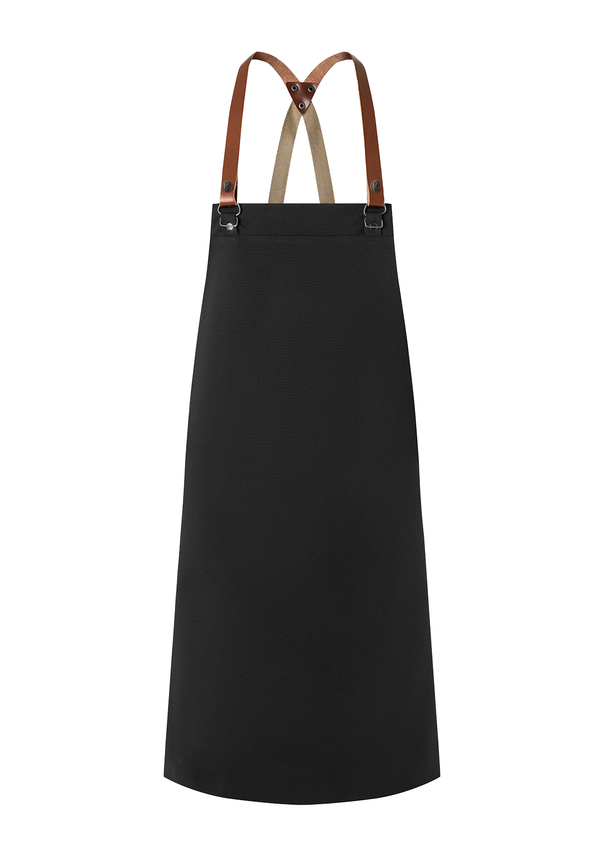 Bib Apron With Leather Straps Green-Generation Unisex | Karlowsky