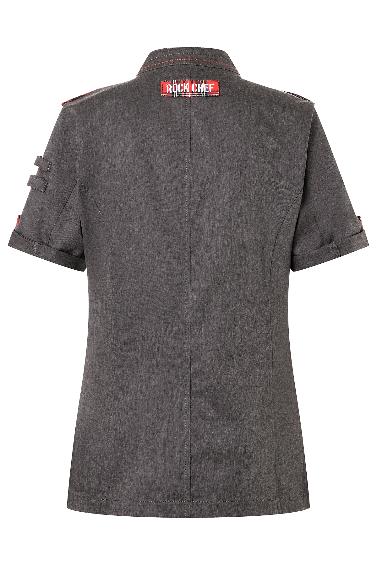Women's Chef Jacket Denim Short Sleeves - ROCK CHEF | Rock Chef