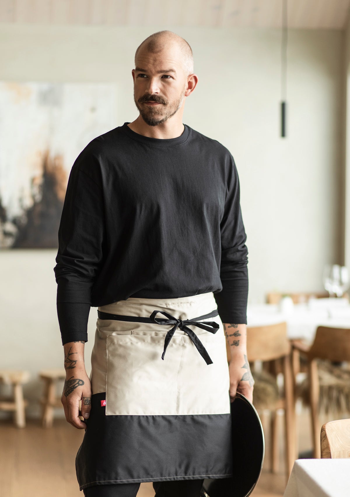 Waist Apron Block-Printed Unisex | Segers