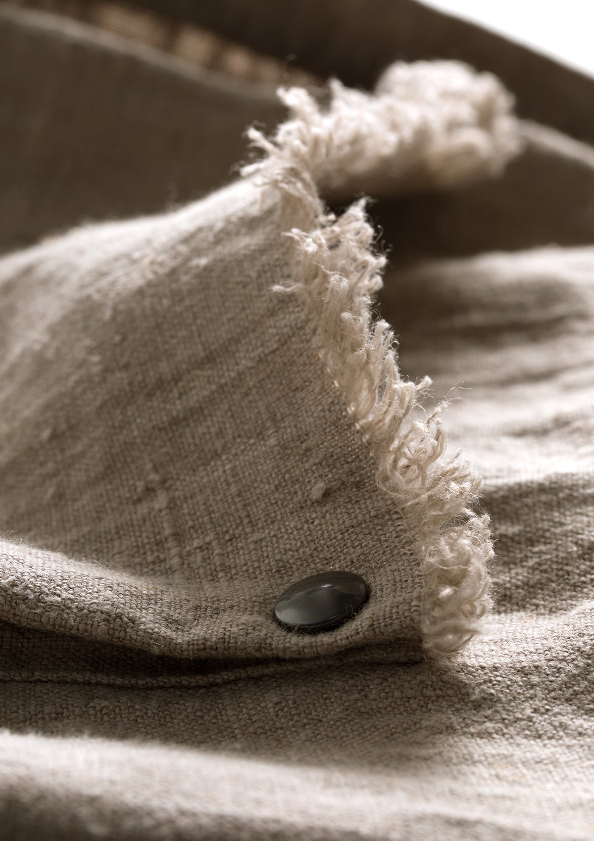 Half Apron Adelaide In Fine Linen | U.C.W