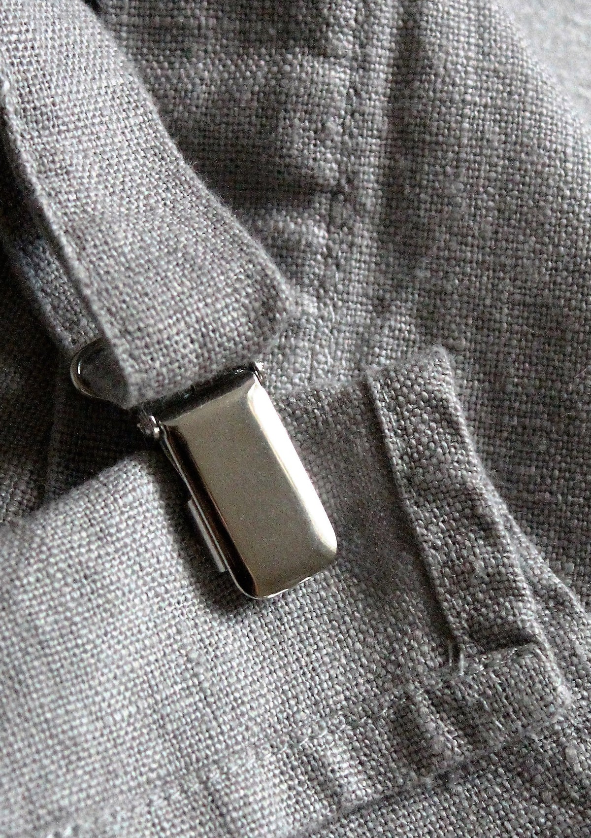 Bib Apron Marseilles In Fine Linen Unisex | U.C.W