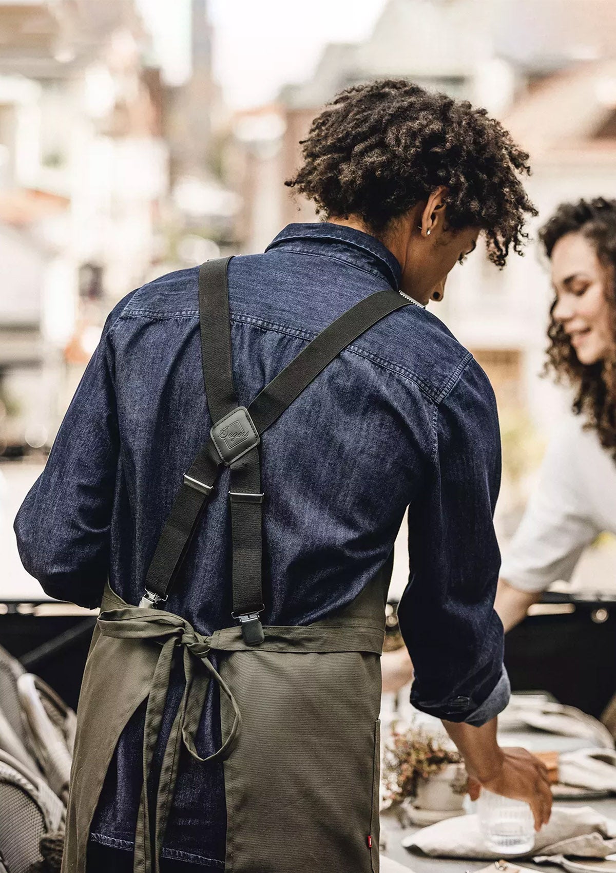 Elasticated suspenders with crocodile clips | Segers