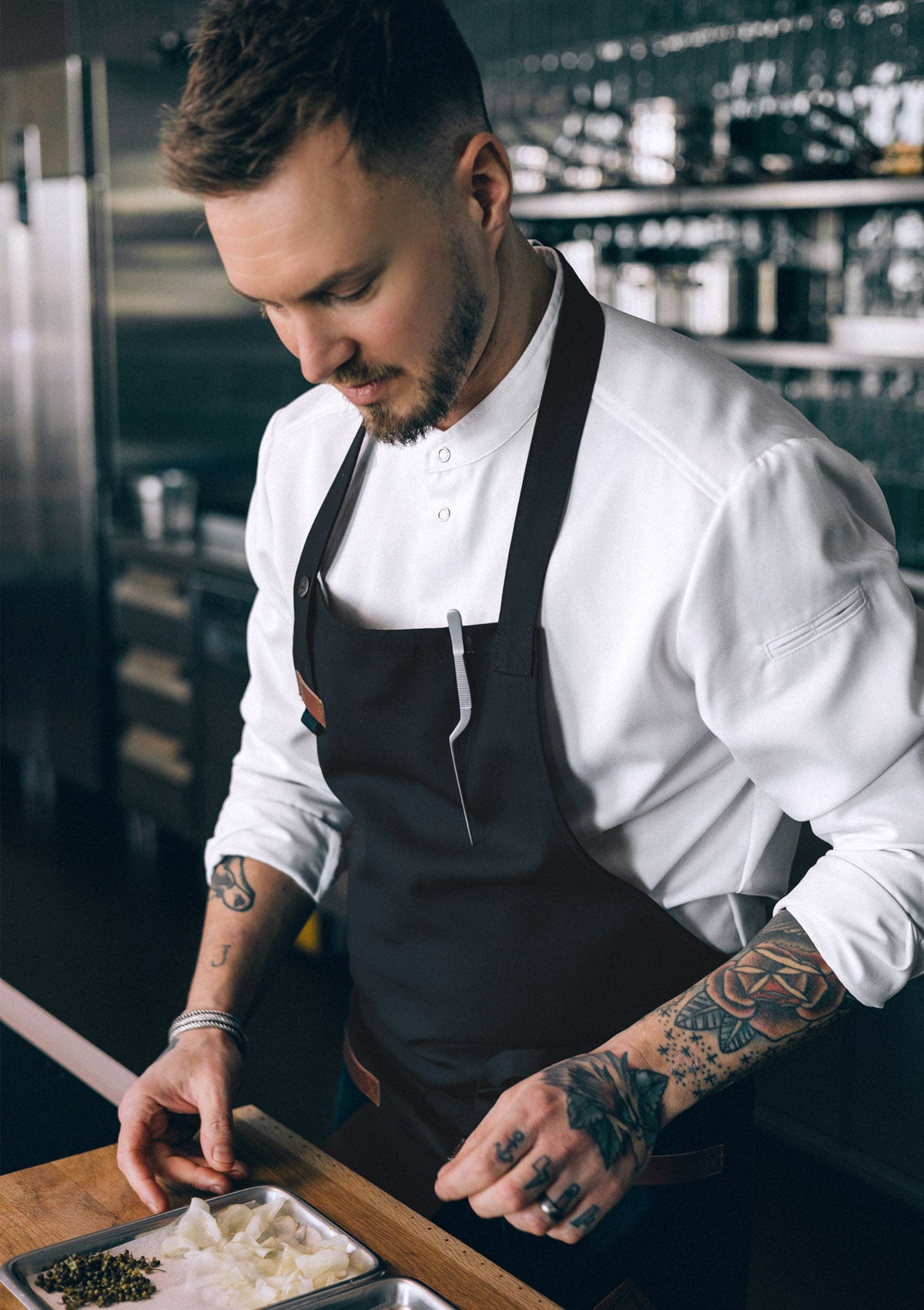 Dressy Hybrid Chef Shirt Smart-Unisex Long Sleeves | Segers