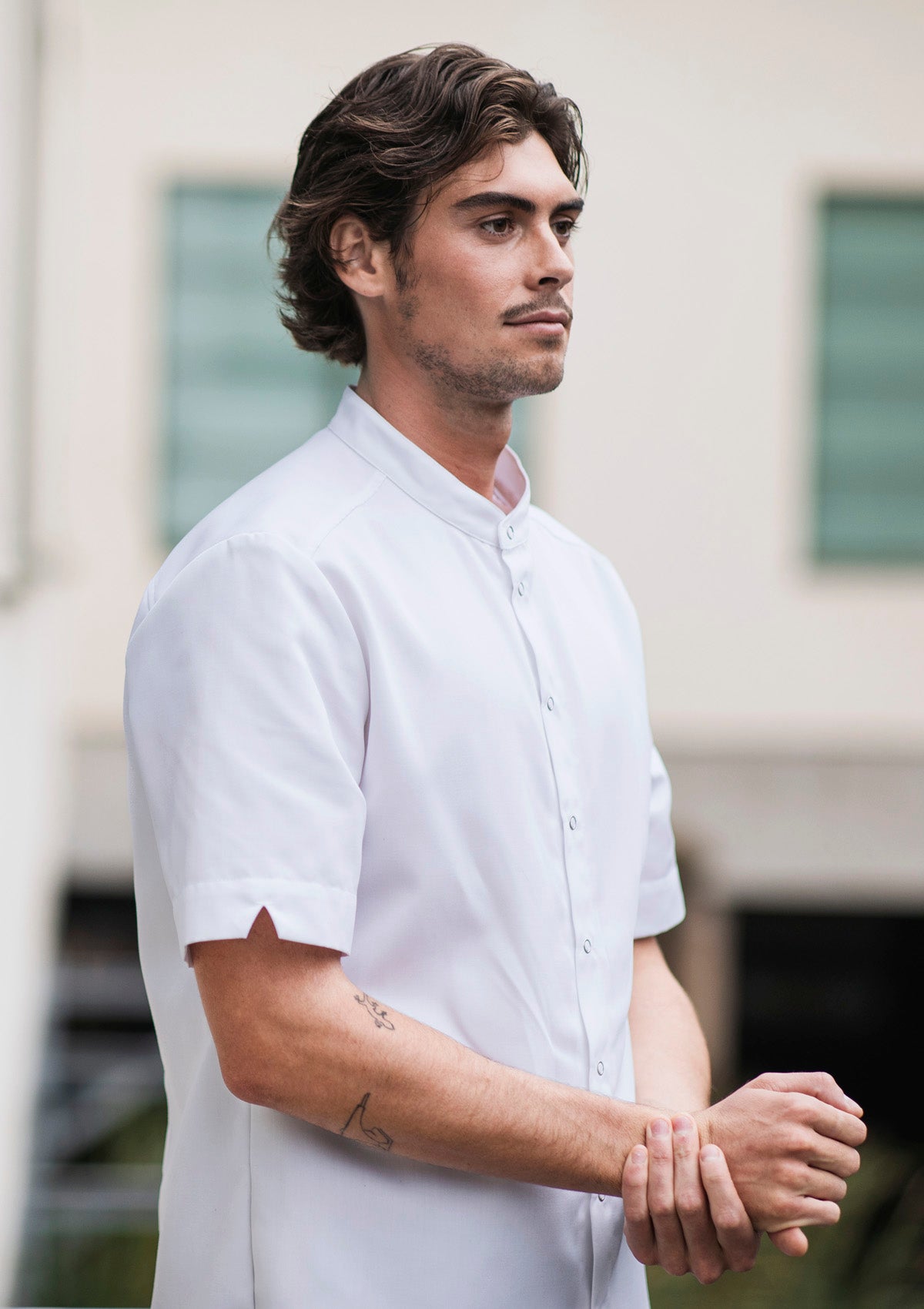 Dressy Hybrid Chef Shirt Unisex Short Sleeves | Segers