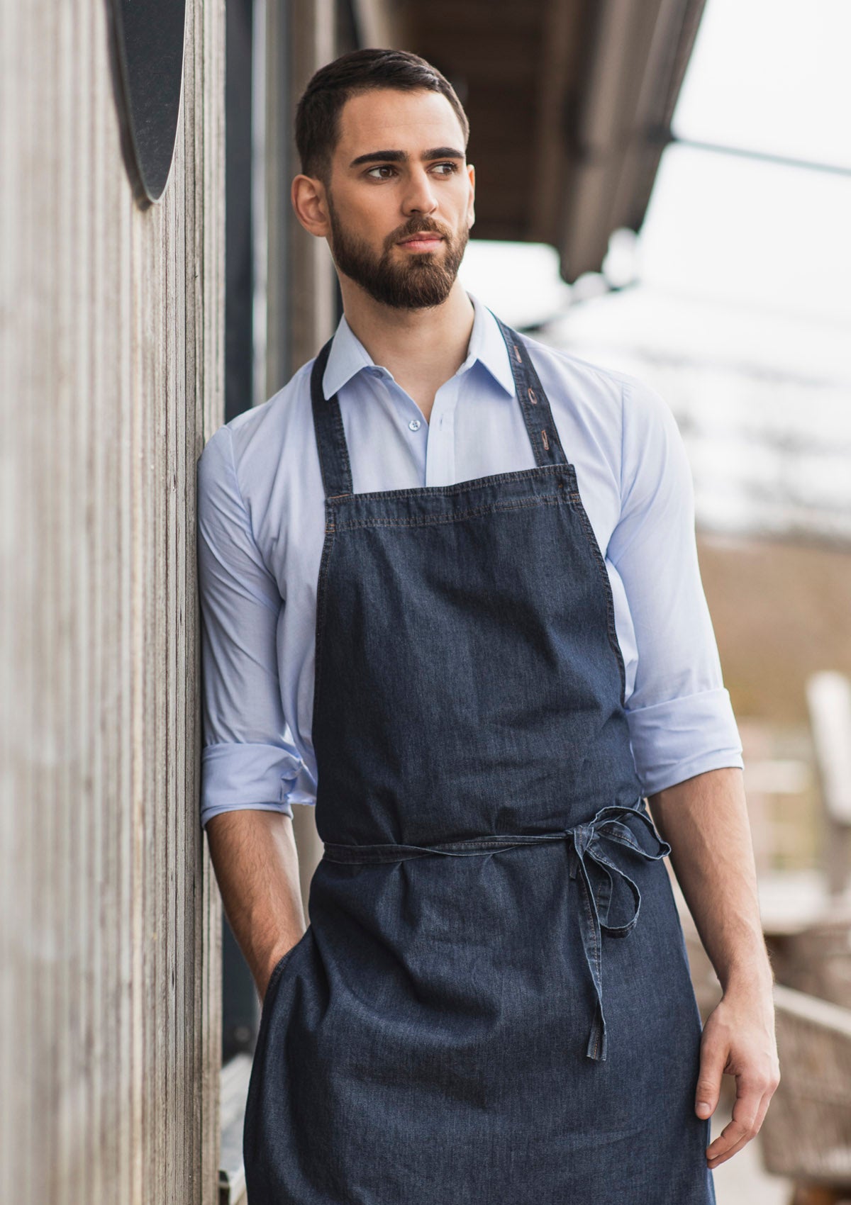 Bib Apron Without Pockets Unisex | Segers