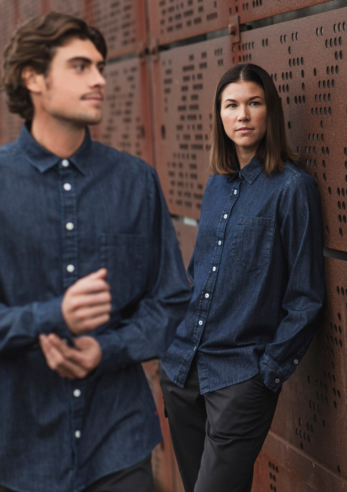 Women's Denim Shirt in a Regular Fit | Segers