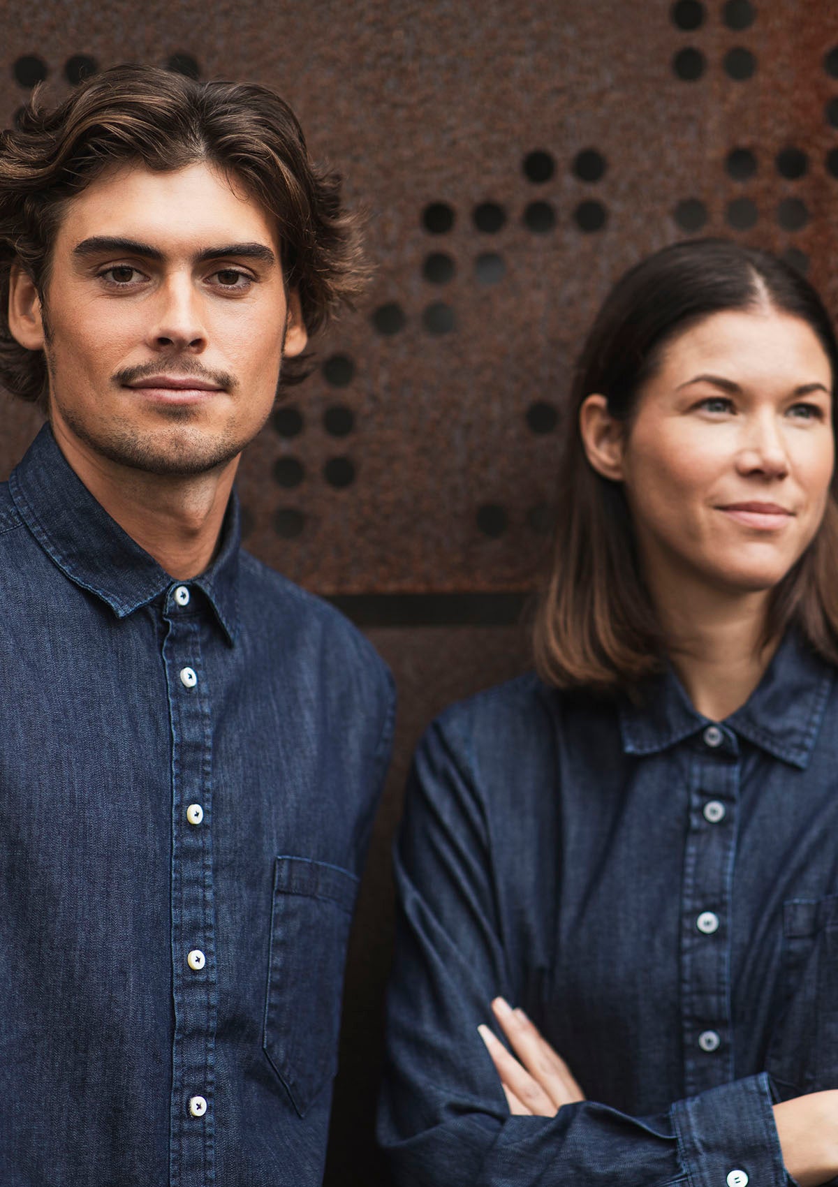 Men's Denim Shirt in a Regular Fit | Segers