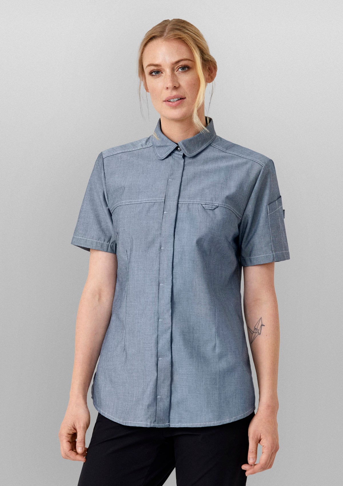 Women's Service Shirt Modern Fit Short Sleeves | Kentaur