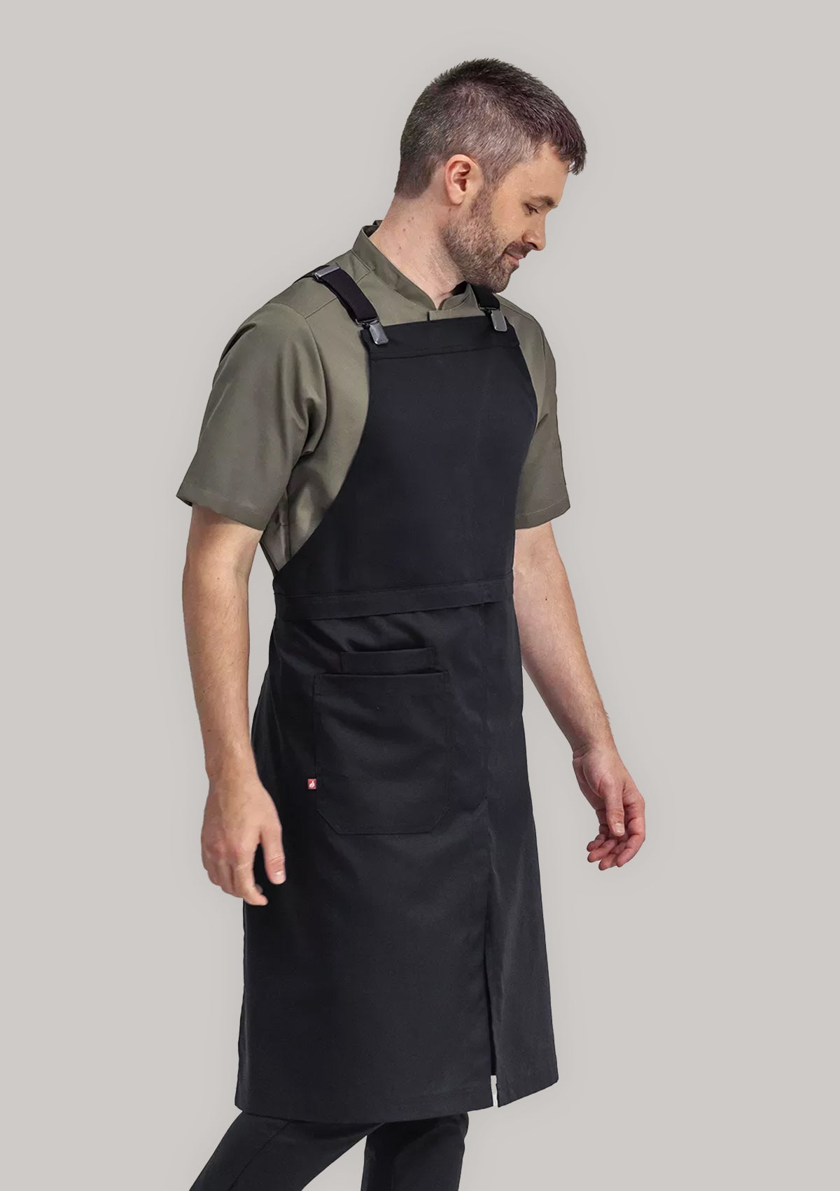 2-in-1 Apron Canvas With Suspenders | Segers