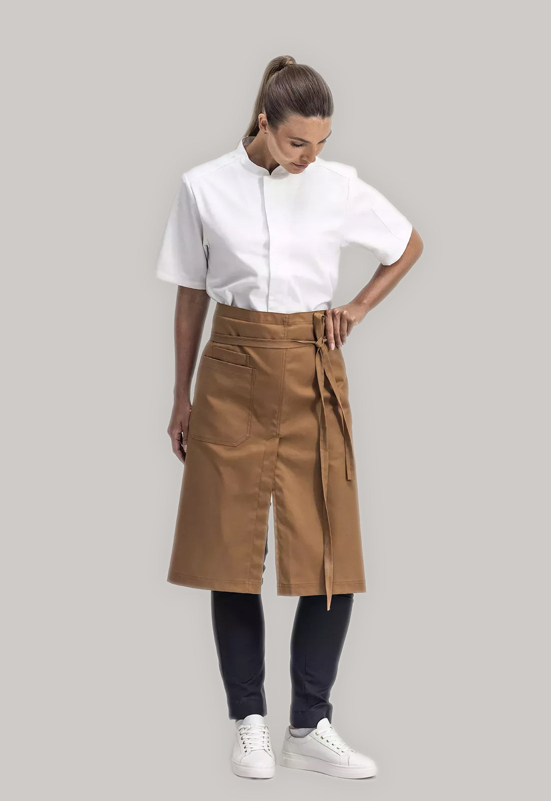 2-in-1 Apron Canvas With Suspenders | Segers