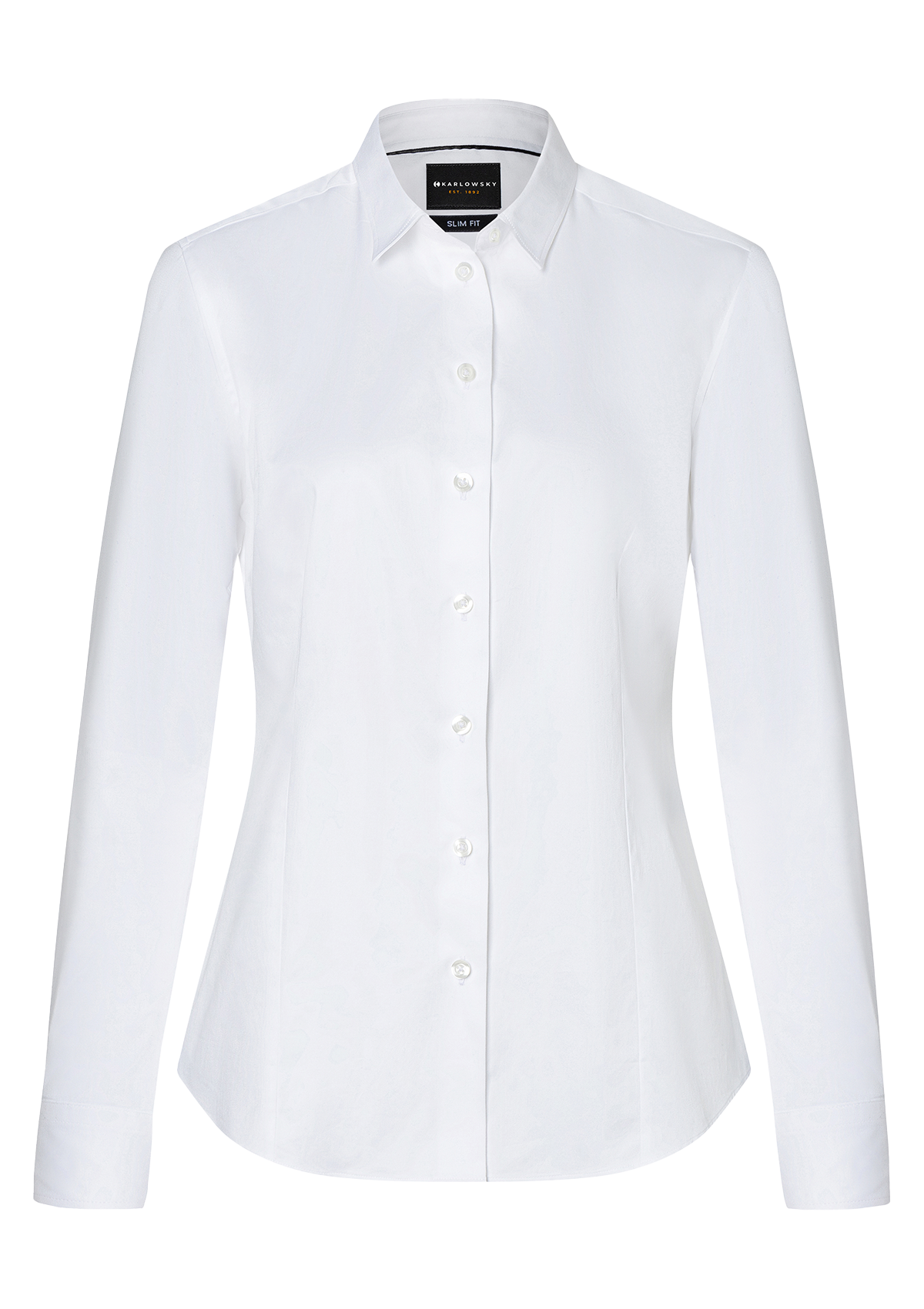 Women's Blouse Active-Stretch Long-Sleeve Slim-Fit | Karlowsky
