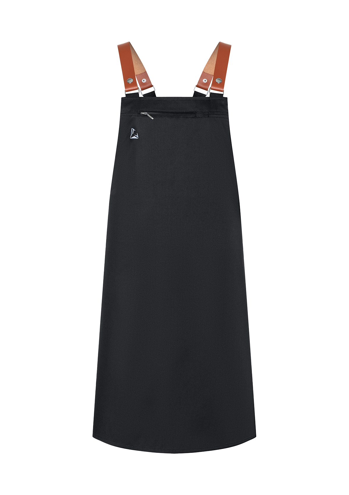 Bib Apron with genuine Leather Straps Unisex | Diamond Cut