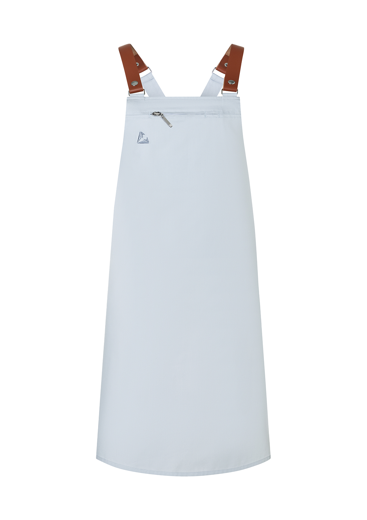 Bib Apron with genuine Leather Straps Unisex | Diamond Cut