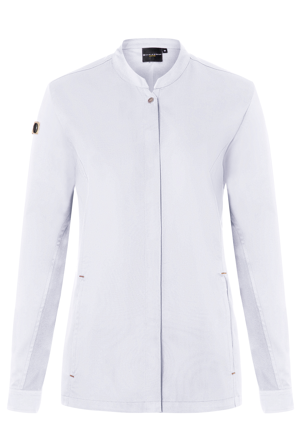 Women's Chef Shirt Long-Sleeves Green-Generation | Karlowsky