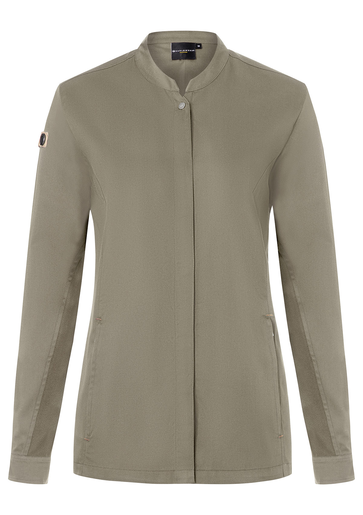 Women's Chef Shirt Long-Sleeves Green-Generation | Karlowsky