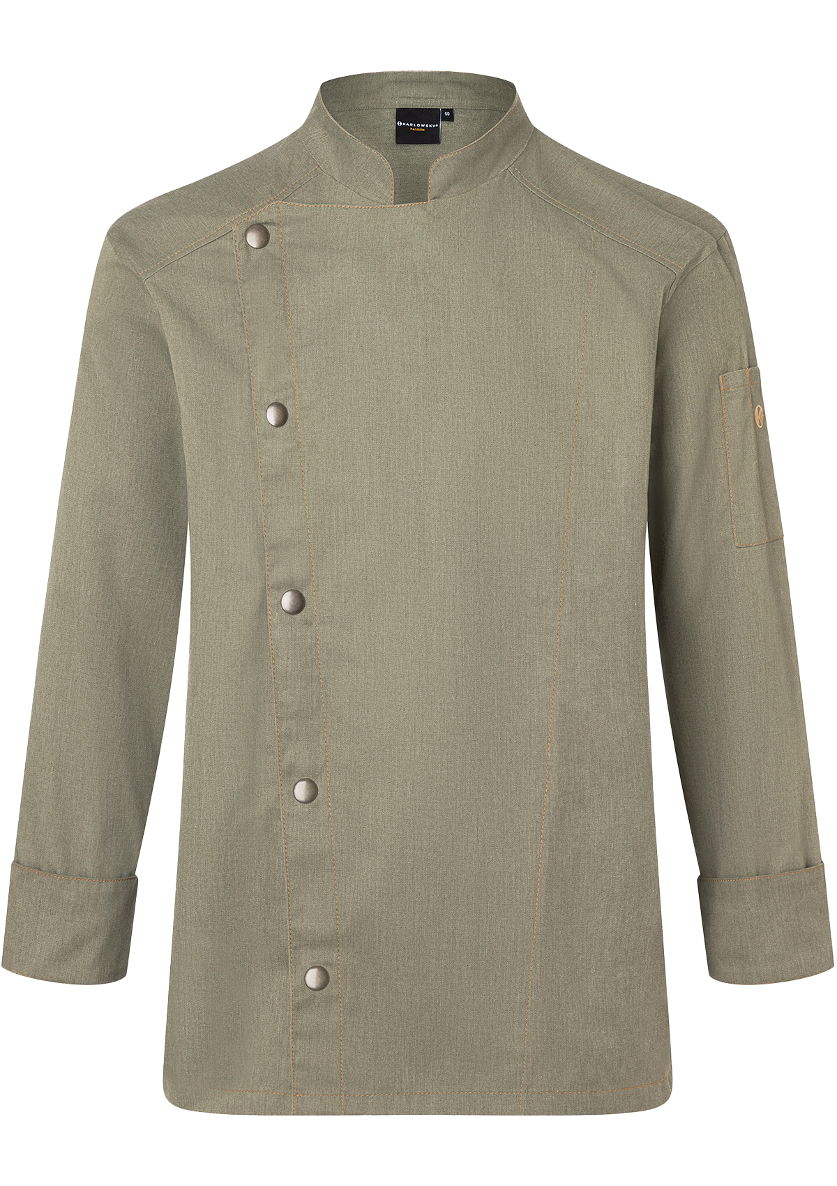Men's Chef Jacket Jeans-Look Long Sleeves In Vintage Colours | Karlowsky