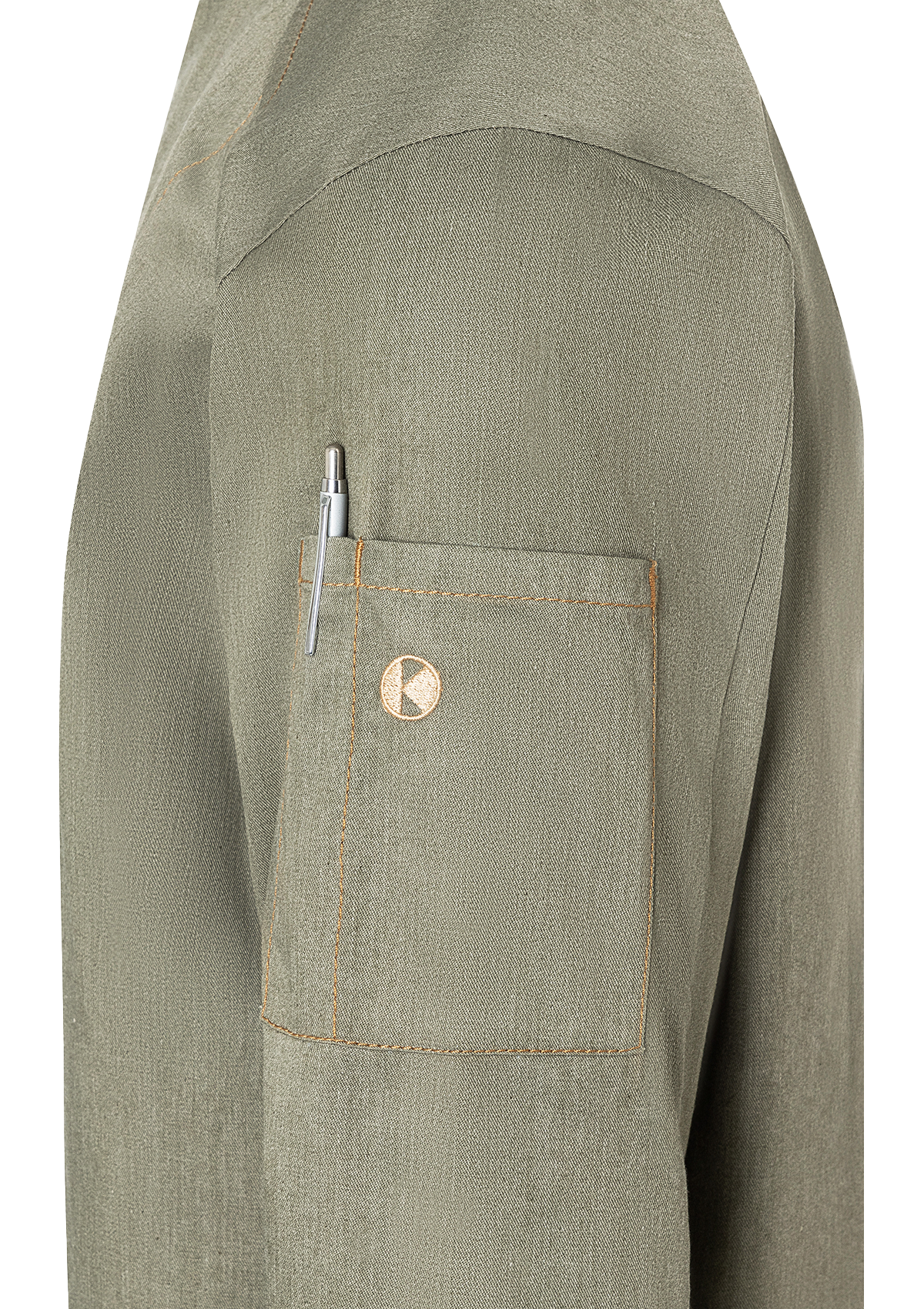 Men's Chef Jacket Jeans-Look Long Sleeves In Vintage Colours | Karlowsky